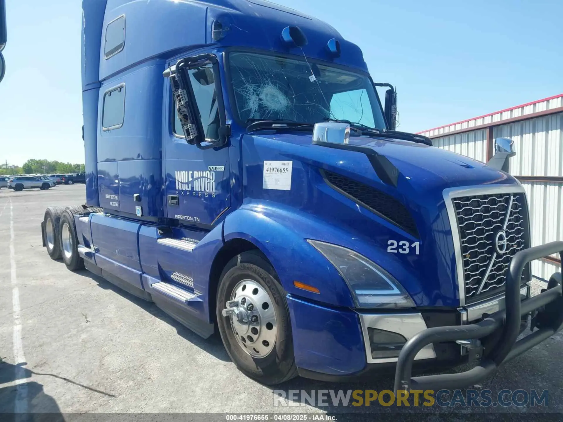 13 Photograph of a damaged car 4V4NC9EH8PN610696 VOLVO VNL 2023