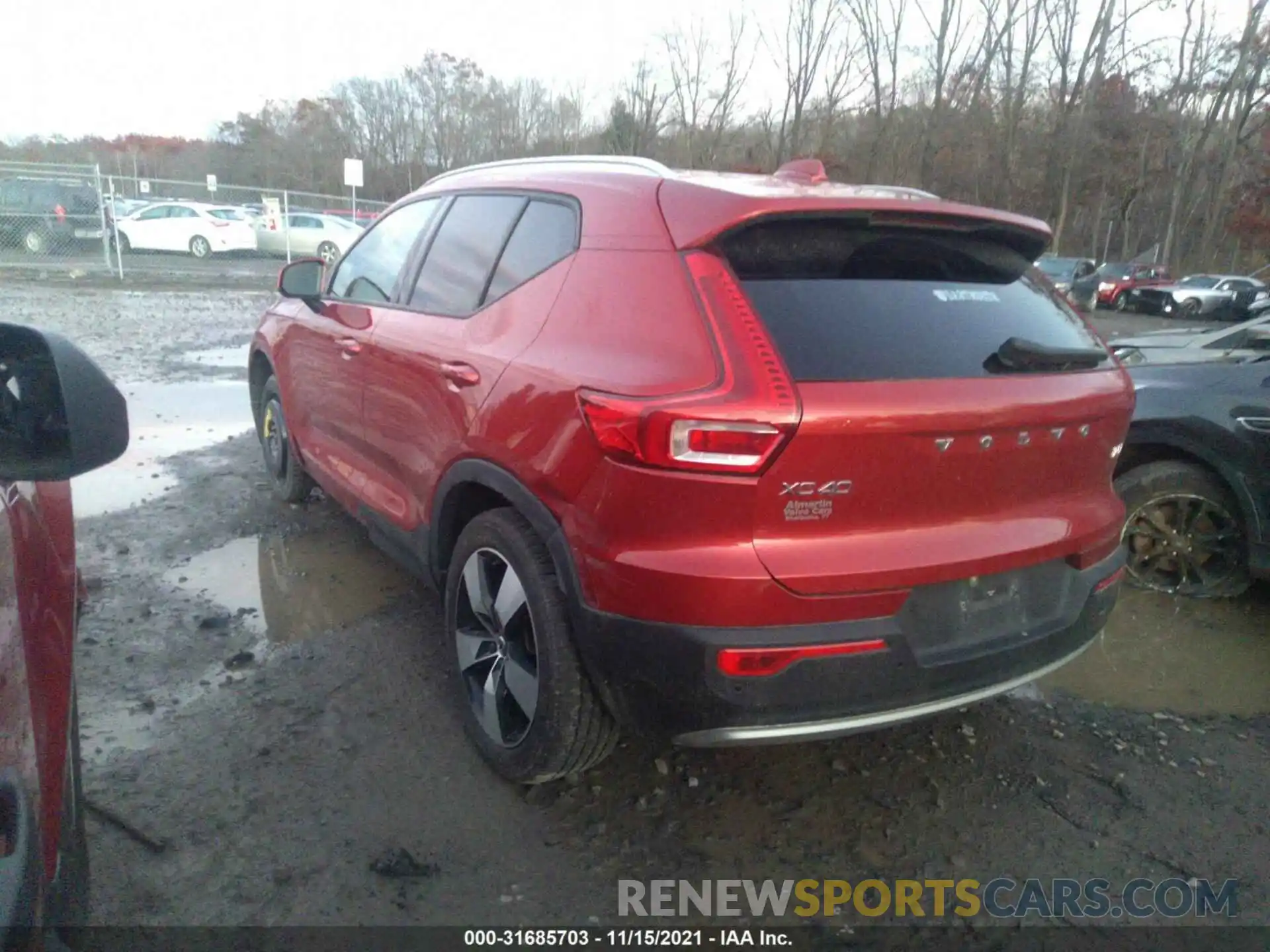 3 Photograph of a damaged car YV4162UK2K2109834 VOLVO XC40 2019