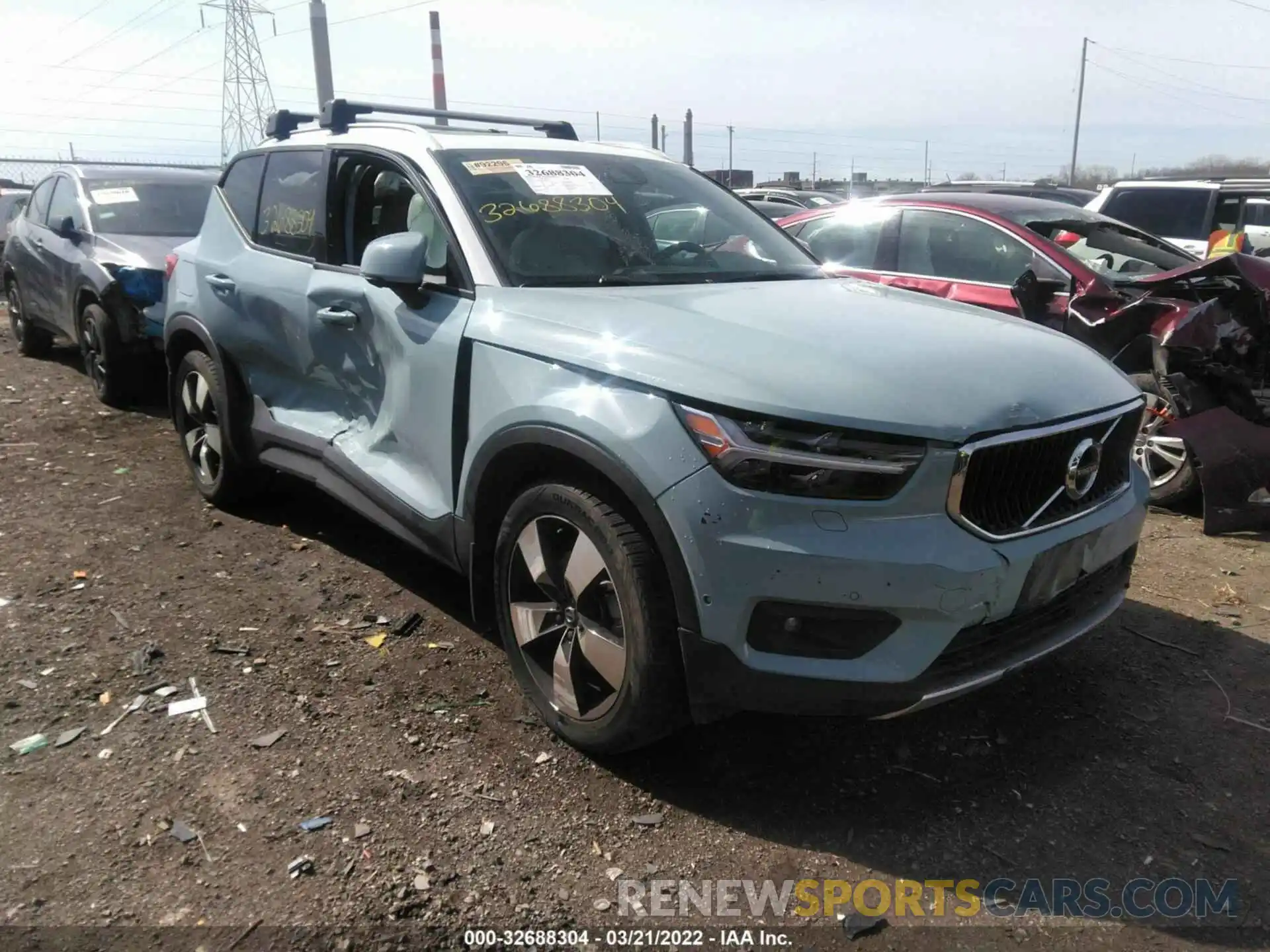 1 Photograph of a damaged car YV4162XZ0K2003231 VOLVO XC40 2019