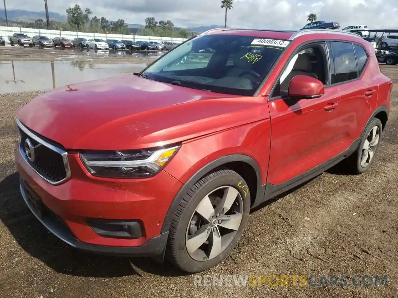 2 Photograph of a damaged car YV4162XZ3K2007810 VOLVO XC40 2019