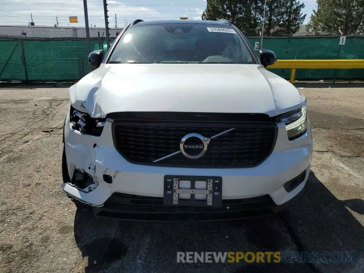 5 Photograph of a damaged car YV4162XZ8K2006393 VOLVO XC40 2019