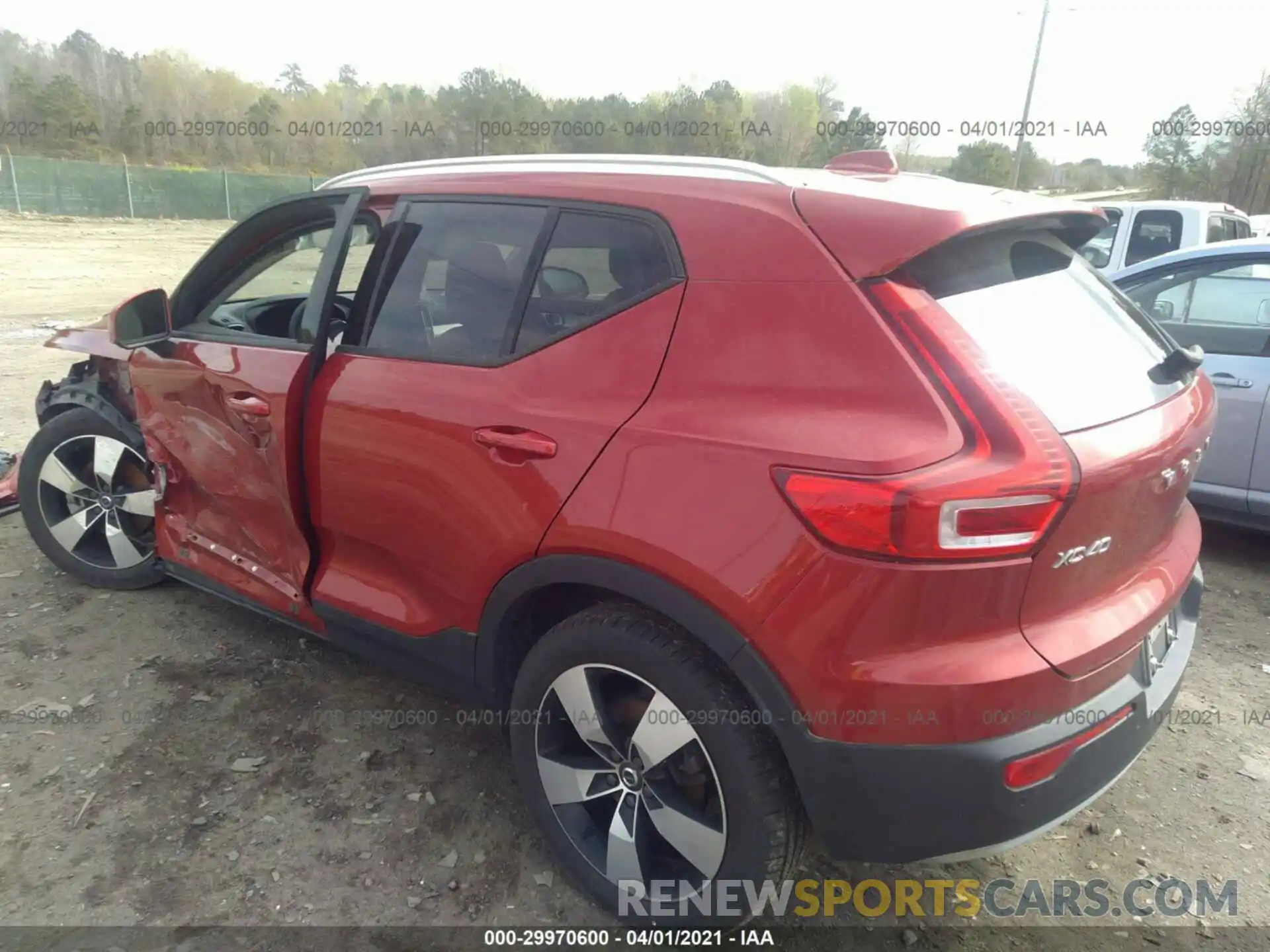 3 Photograph of a damaged car YV4AC2HK2K2049119 VOLVO XC40 2019