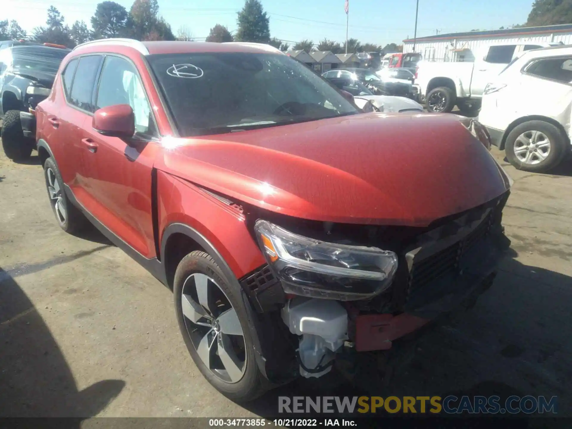 1 Photograph of a damaged car YV4AC2HK7K2049102 VOLVO XC40 2019