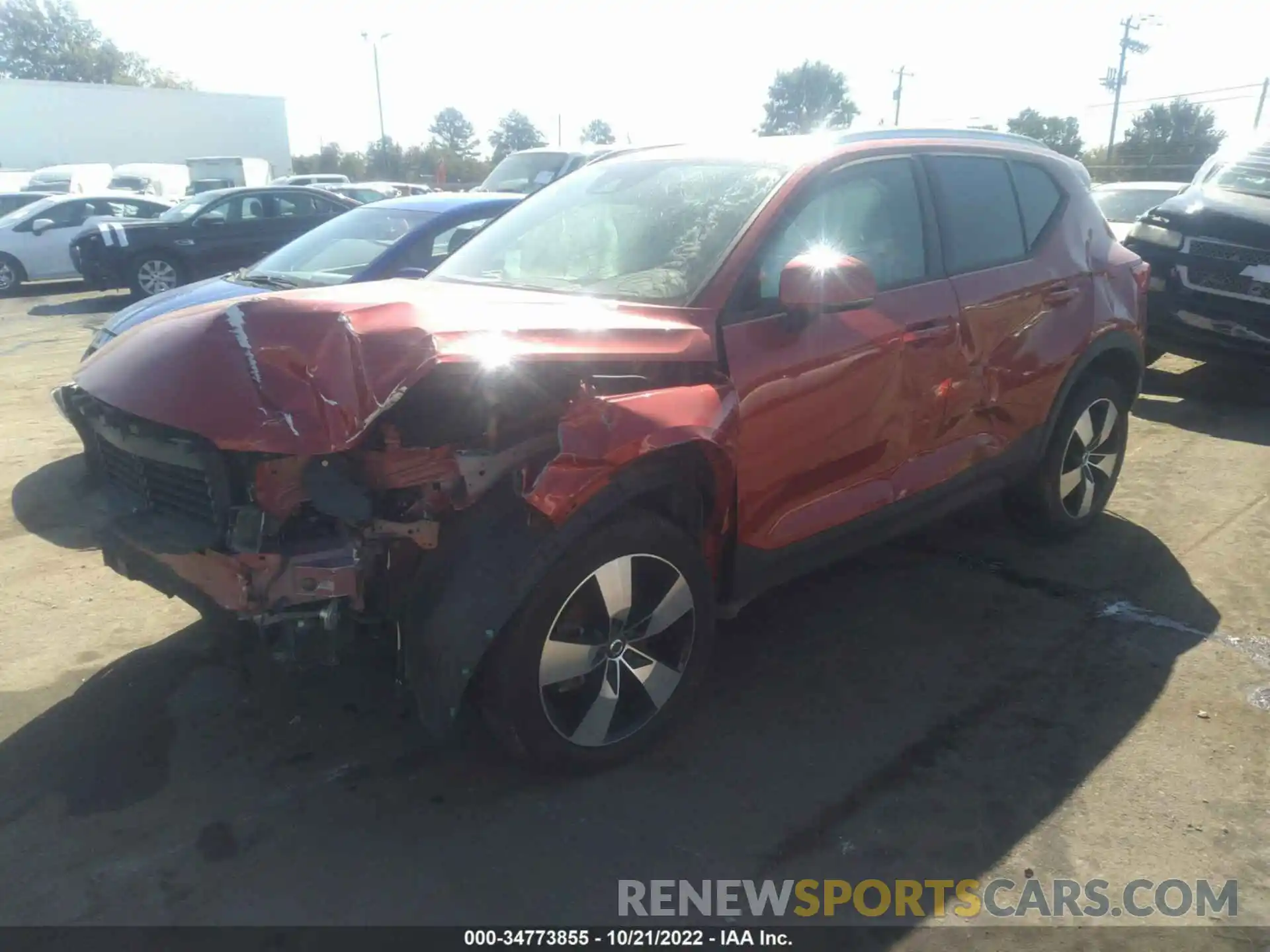 2 Photograph of a damaged car YV4AC2HK7K2049102 VOLVO XC40 2019