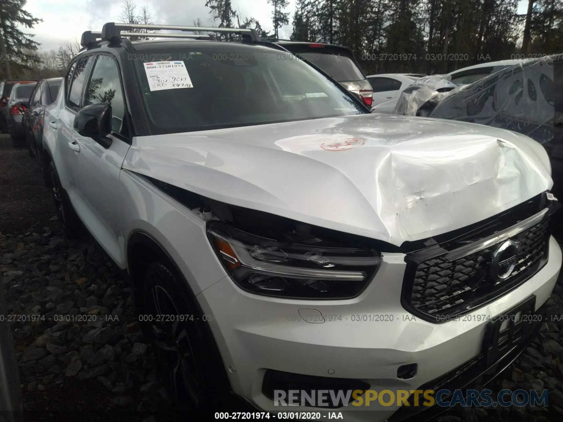 1 Photograph of a damaged car YV4AC2HM0K2123963 VOLVO XC40 2019