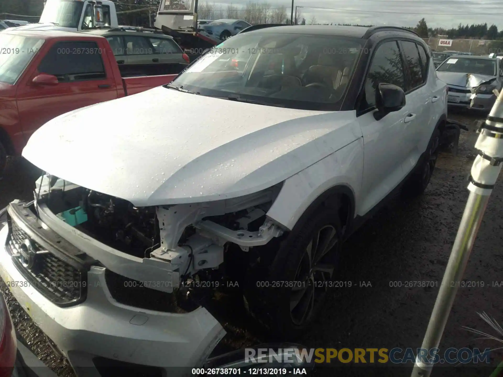 2 Photograph of a damaged car YV4AC2HM2K2094711 VOLVO XC40 2019