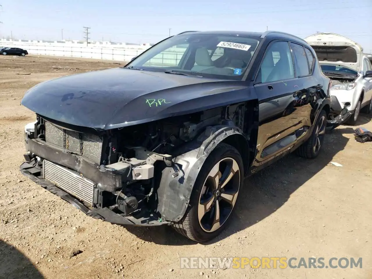 1 Photograph of a damaged car YV4162UK7L2287983 VOLVO XC40 2020