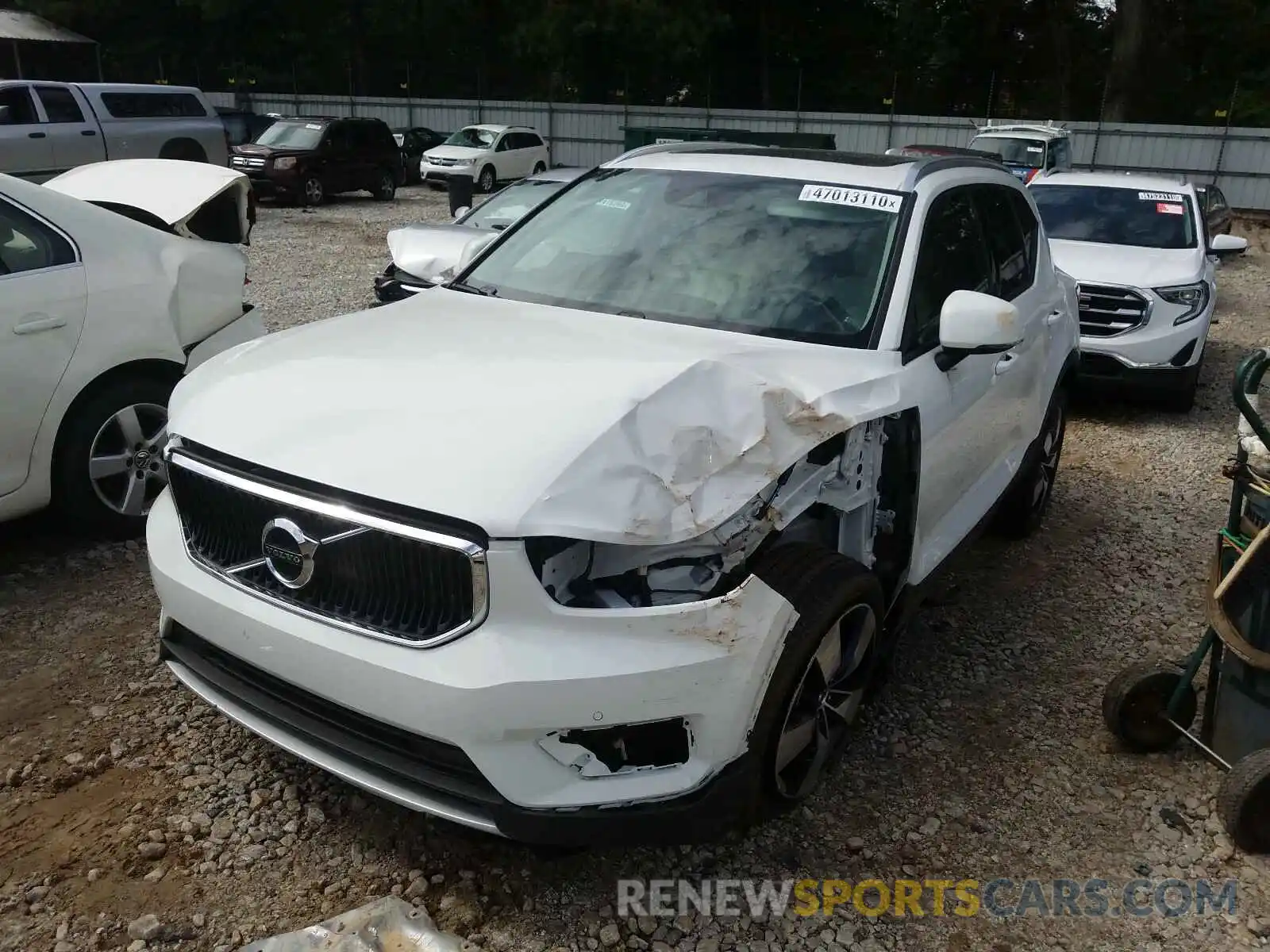 2 Photograph of a damaged car YV4AC2HK0L2295197 VOLVO XC40 2020