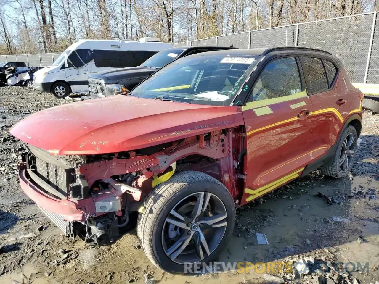 1 Photograph of a damaged car YV4162UM2M2462305 VOLVO XC40 2021