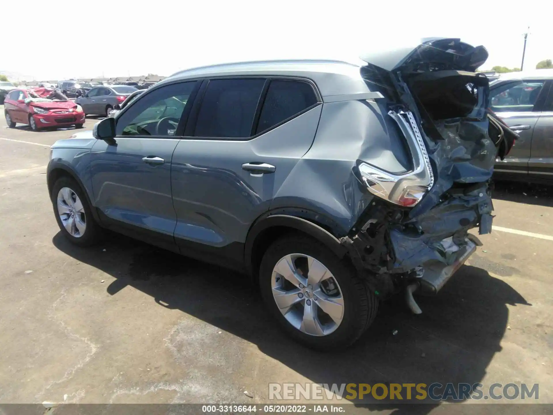 3 Photograph of a damaged car YV4AC2HK8M2542354 VOLVO XC40 2021