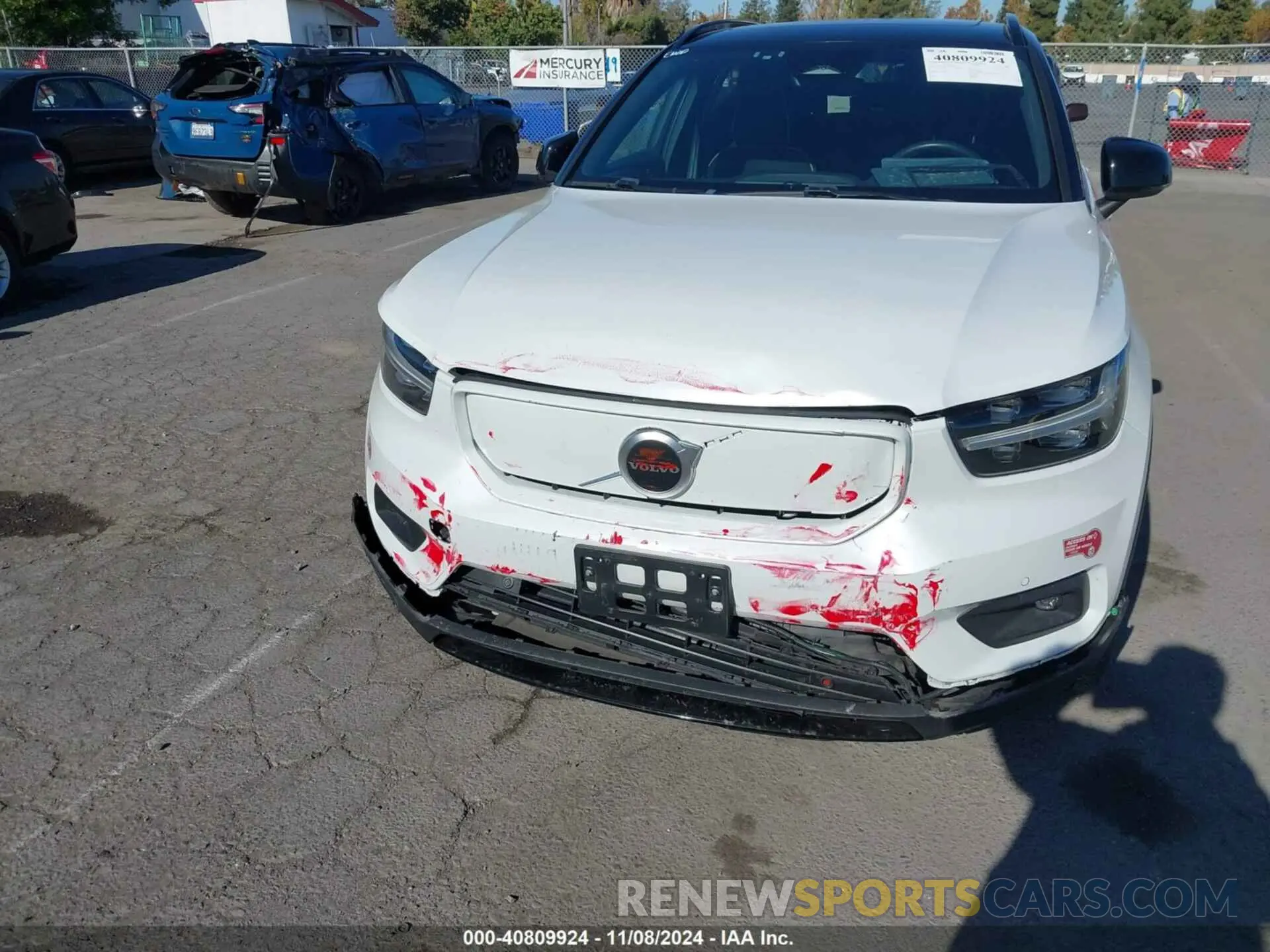 6 Photograph of a damaged car YV4ED3UR2M2587135 VOLVO XC40 2021