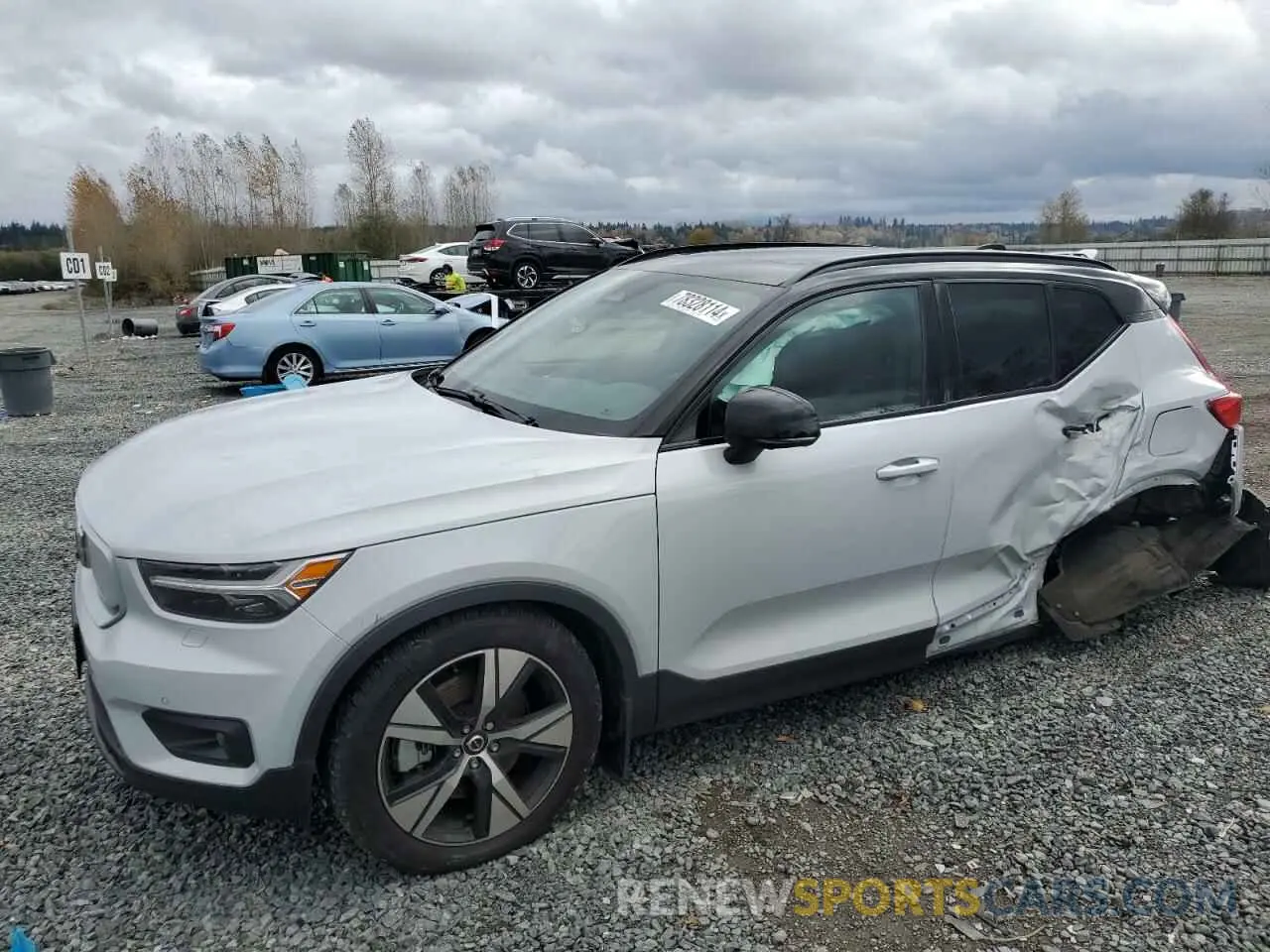 1 Photograph of a damaged car YV4ED3URXM2554318 VOLVO XC40 2021