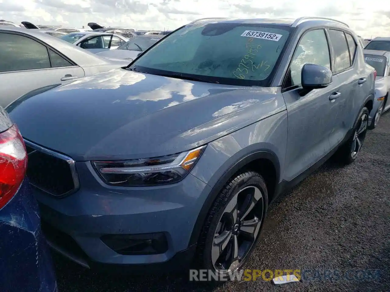 2 Photograph of a damaged car YV4AC2HK7N2743387 VOLVO XC40 2022