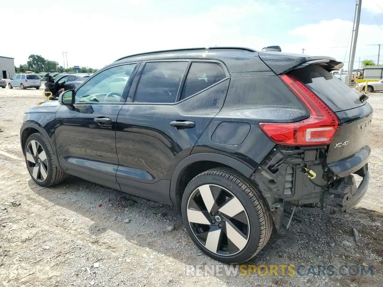 2 Photograph of a damaged car YV4ED3UM2P2109080 VOLVO XC40 2023