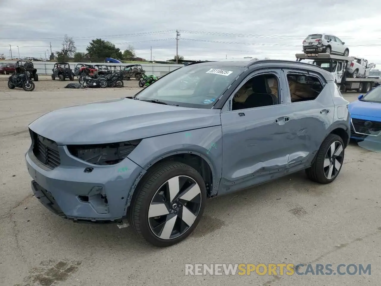 1 Photograph of a damaged car YV4ED3UM8P2961627 VOLVO XC40 2023