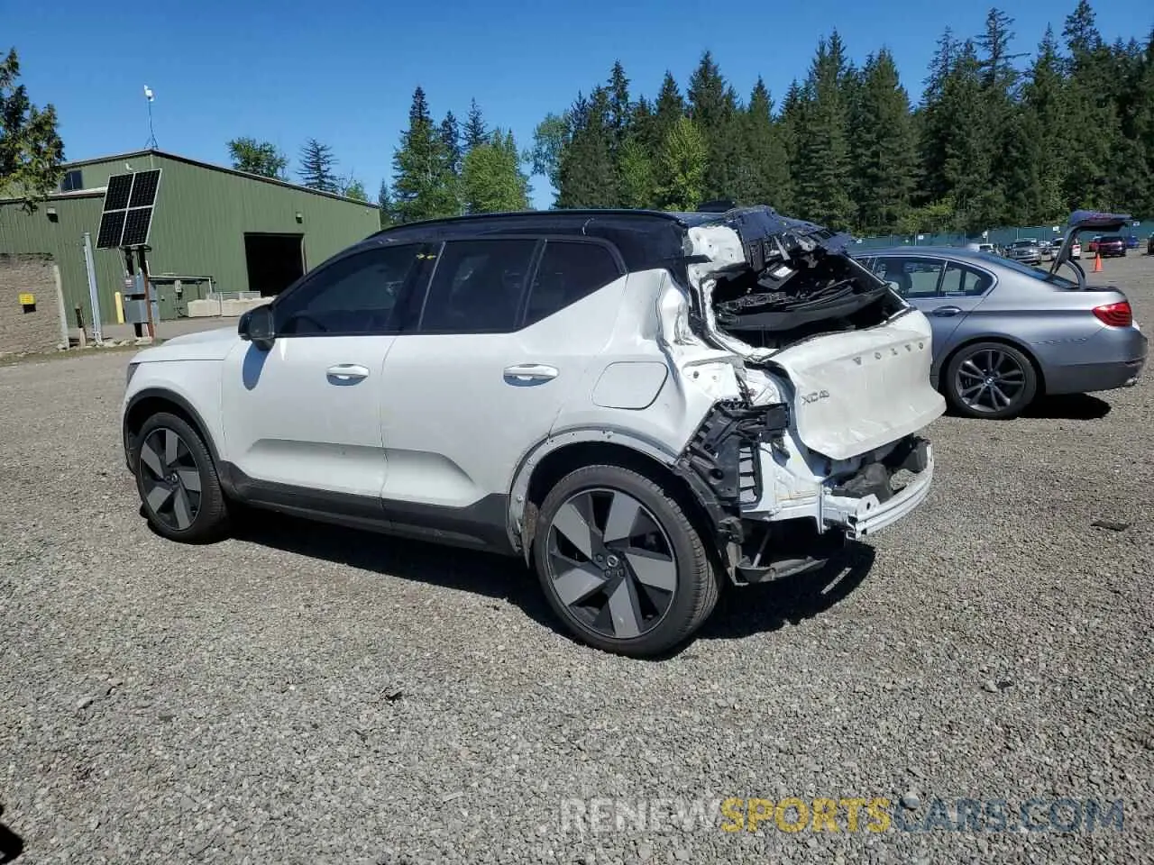 2 Photograph of a damaged car YV4ER3XL4R2256489 VOLVO XC40 2024