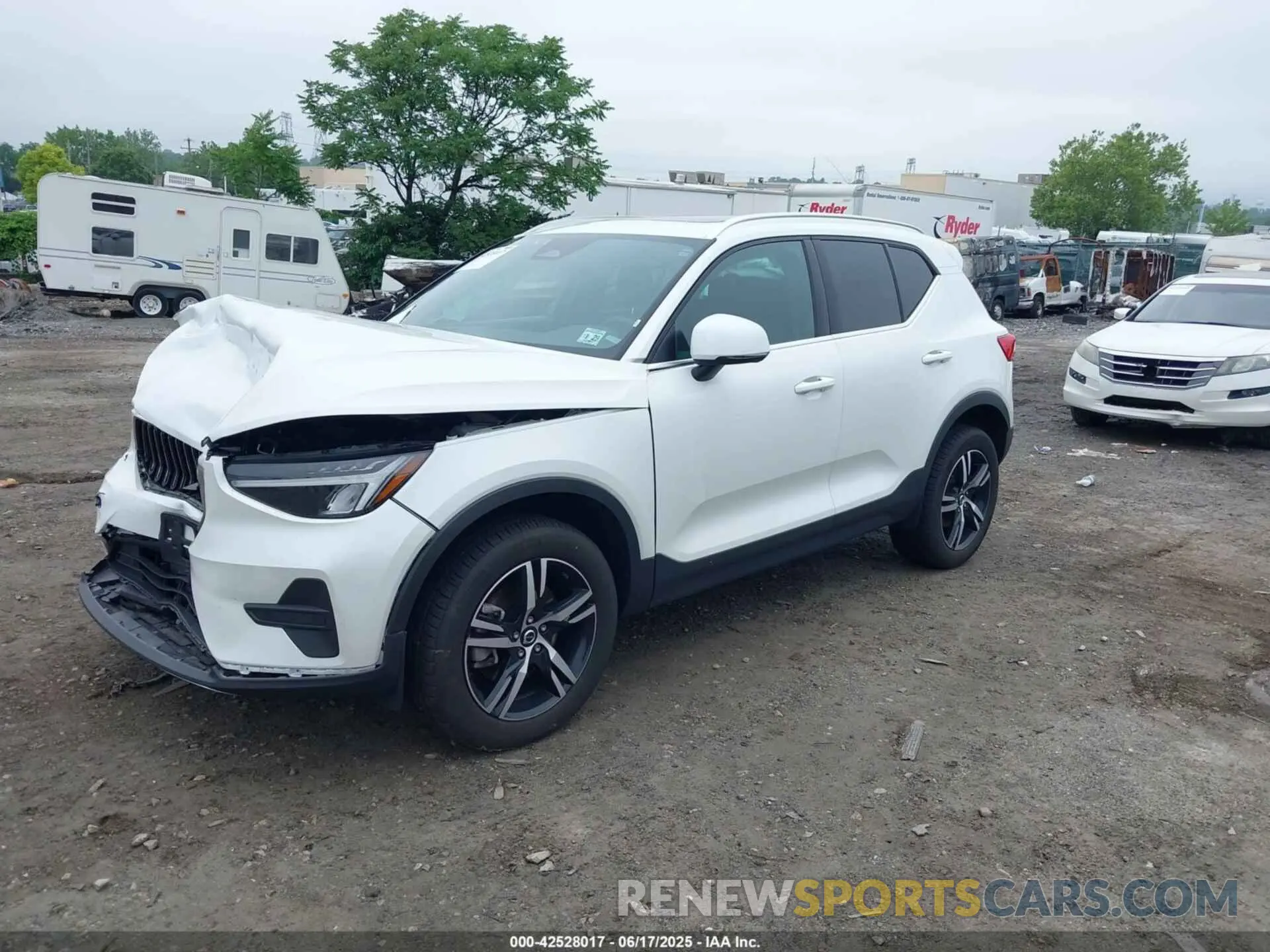2 Photograph of a damaged car YV4L12UK3R2341795 VOLVO XC40 2024