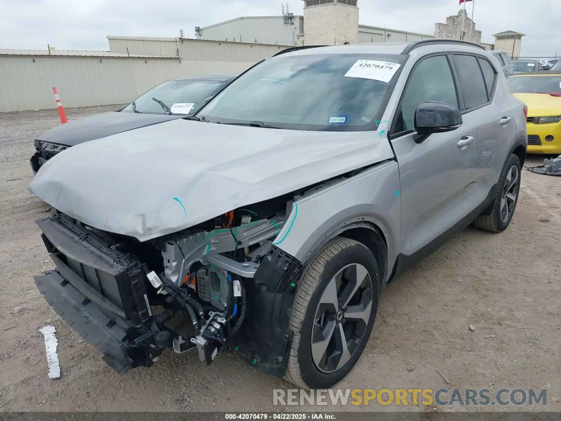2 Photograph of a damaged car YV4L12UK9R2309479 VOLVO XC40 2024