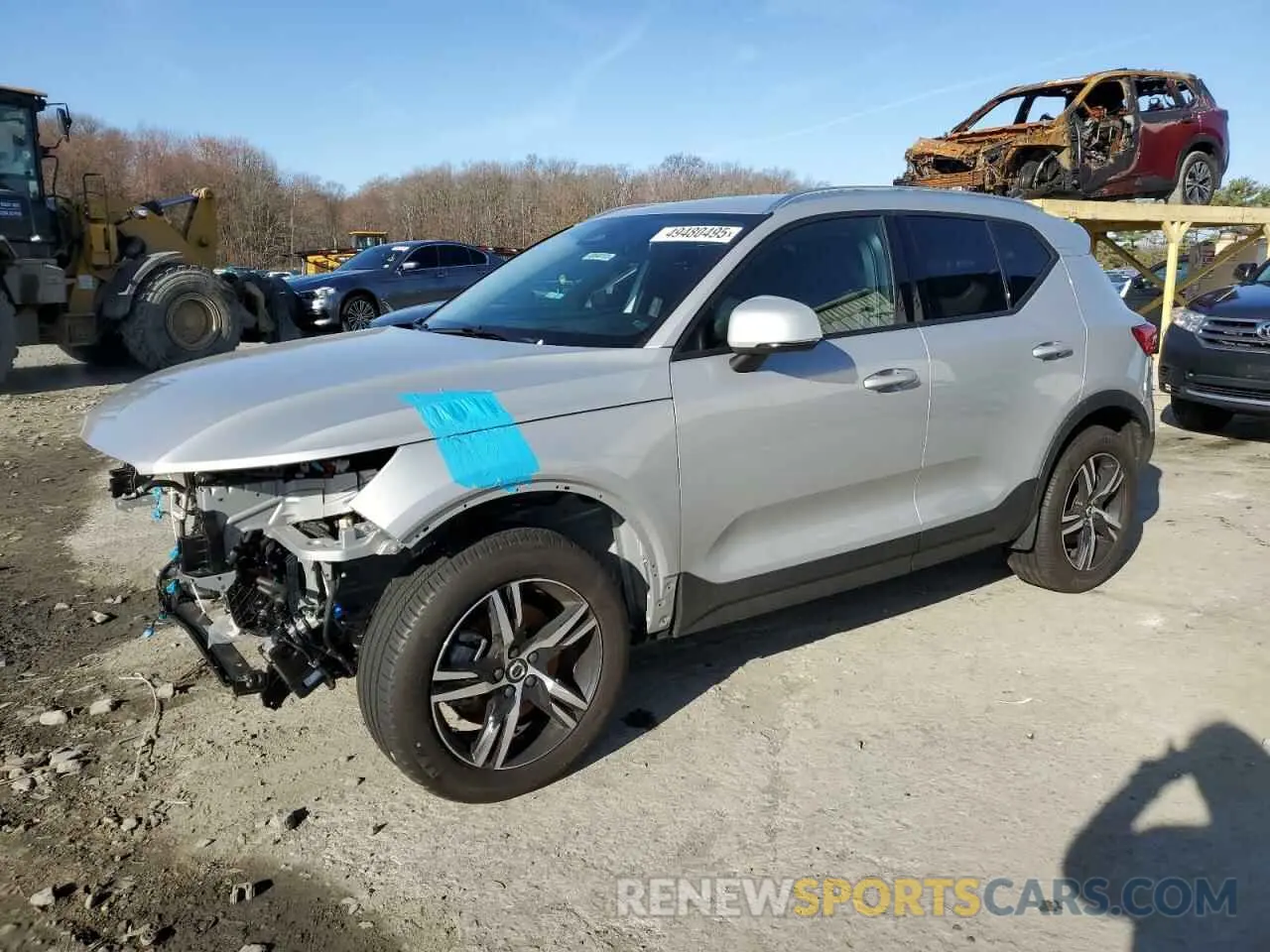 1 Photograph of a damaged car YV4L12UV5P2951365 VOLVO XC40 CORE 2023