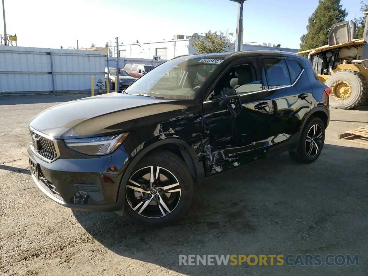 1 Photograph of a damaged car YV4L12UK1R2286540 VOLVO XC40 CORE 2024