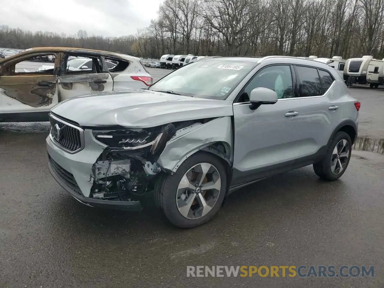 1 Photograph of a damaged car YV4L12UJ3S2473453 VOLVO XC40 CORE 2025