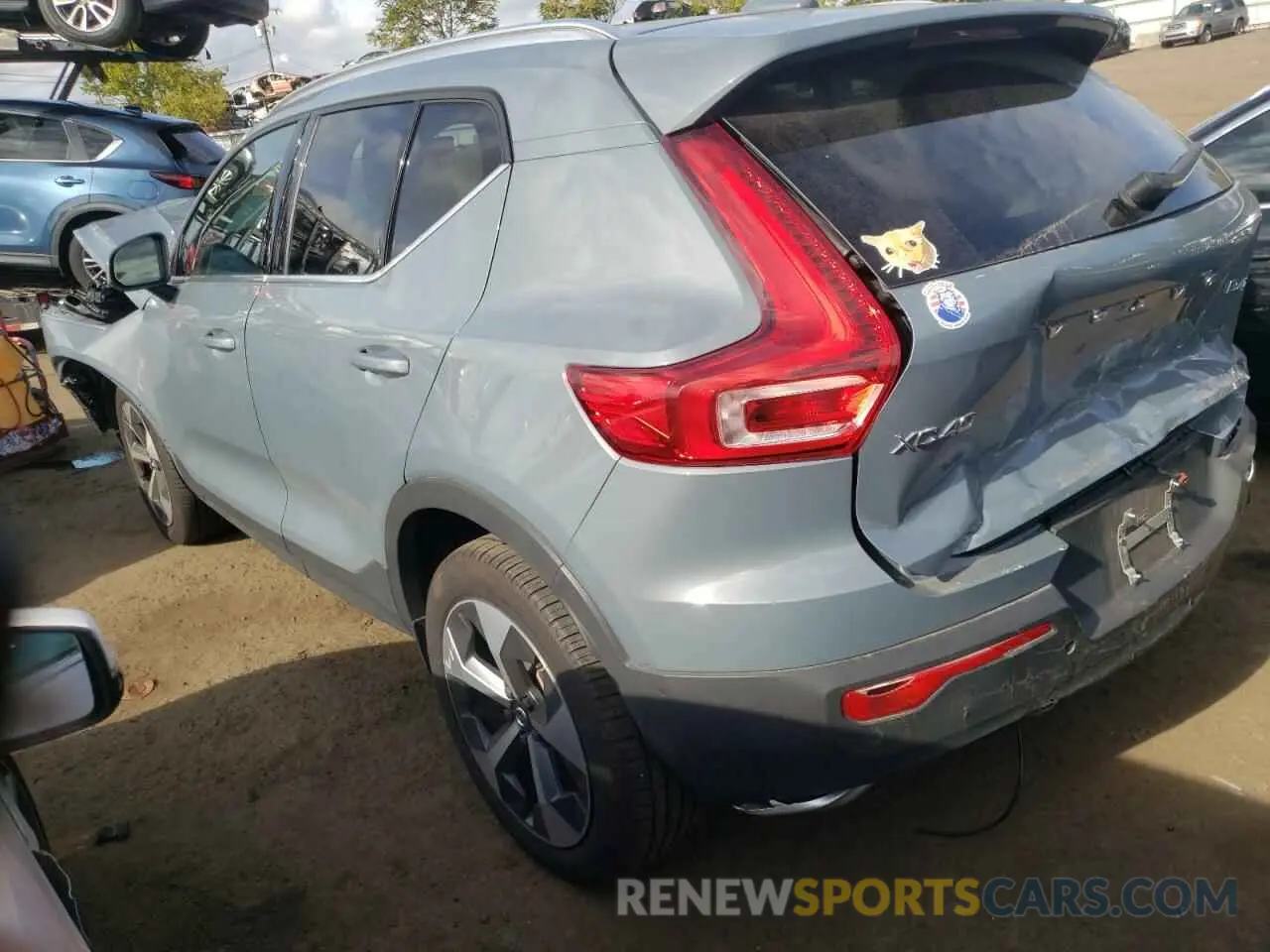 2 Photograph of a damaged car YV4K92HN6P2918177 VOLVO XC40 PLUS 2023