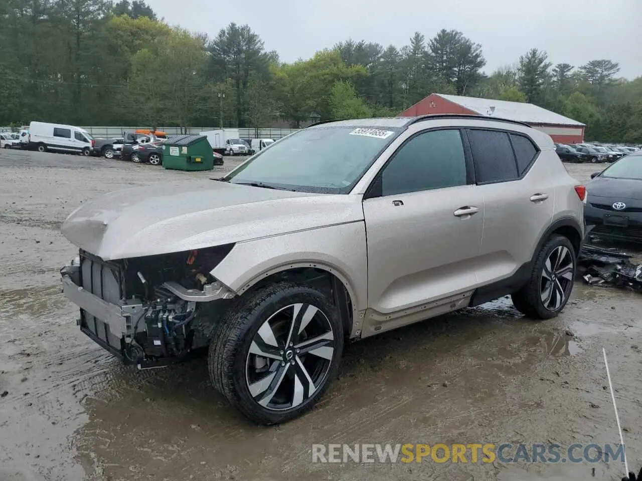 1 Photograph of a damaged car YV4L12UL1P2938143 VOLVO XC40 PLUS 2023