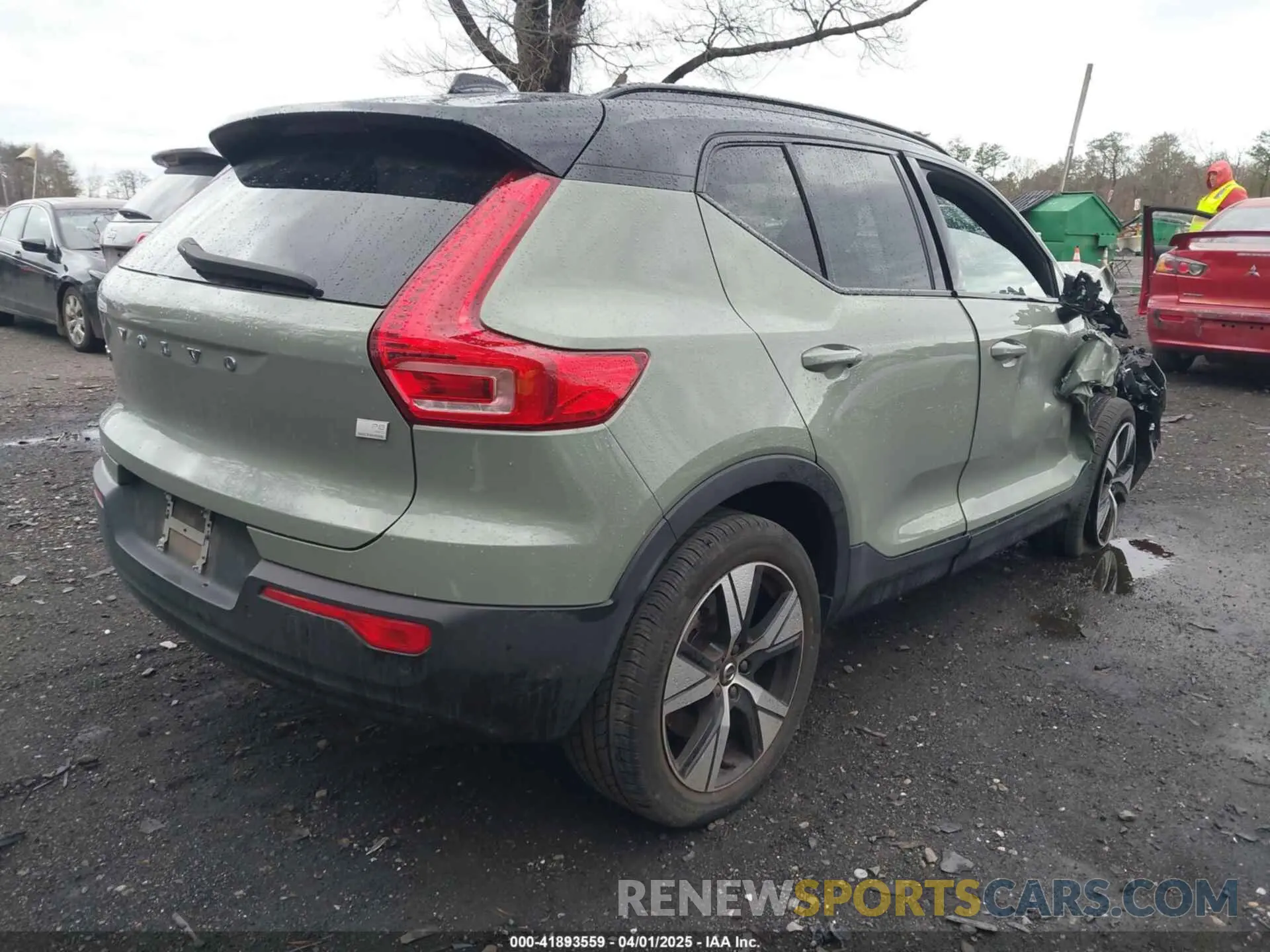 4 Photograph of a damaged car YV4ED3UR4M2525316 VOLVO XC40 RECHARGE PURE ELECTRIC 2021