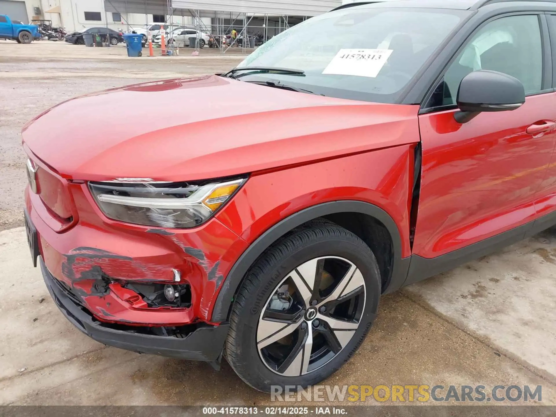 18 Photograph of a damaged car YV4ED3UR7M2564563 VOLVO XC40 RECHARGE PURE ELECTRIC 2021
