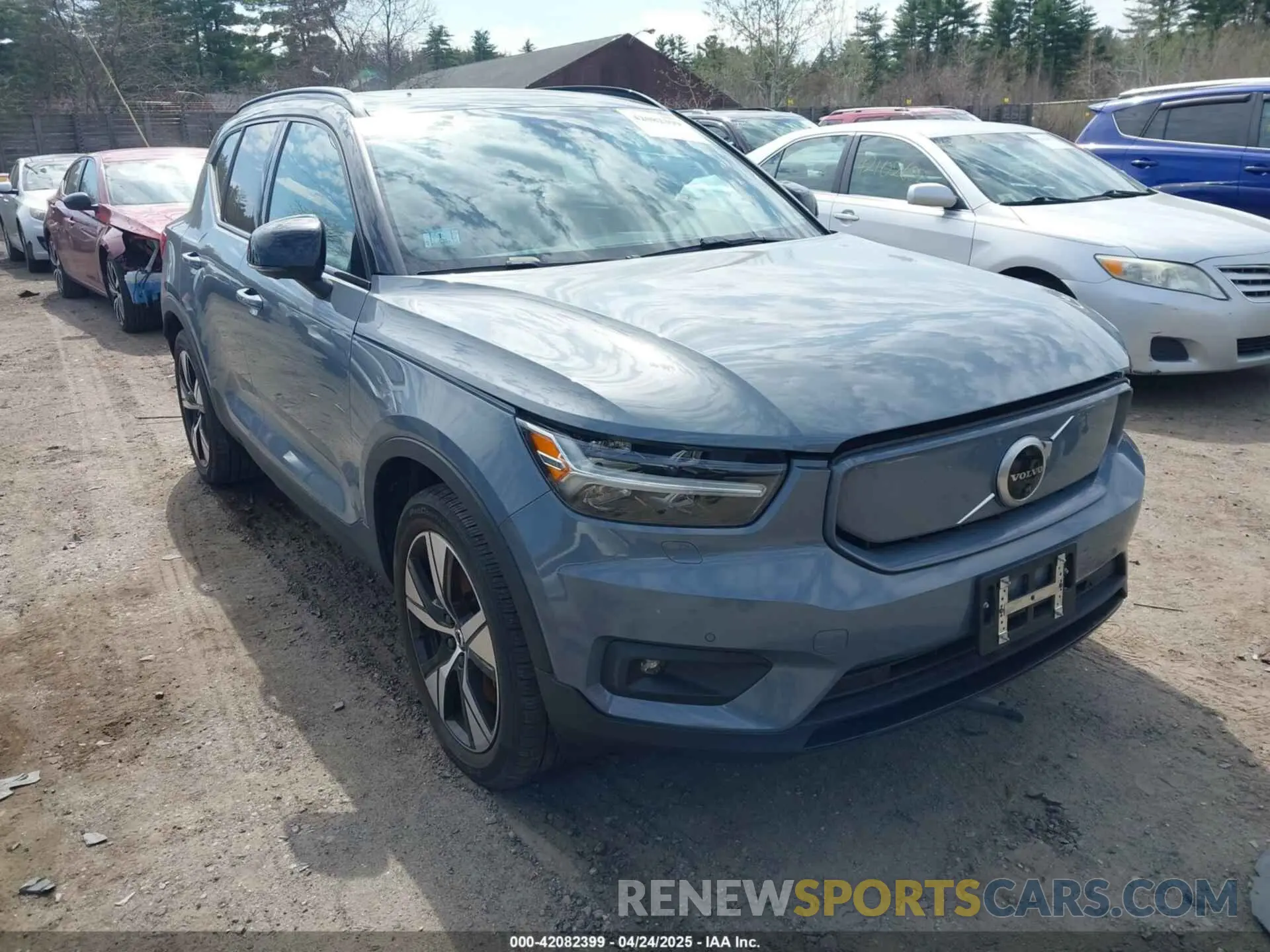 1 Photograph of a damaged car YV4ED3UR9M2600401 VOLVO XC40 RECHARGE PURE ELECTRIC 2021