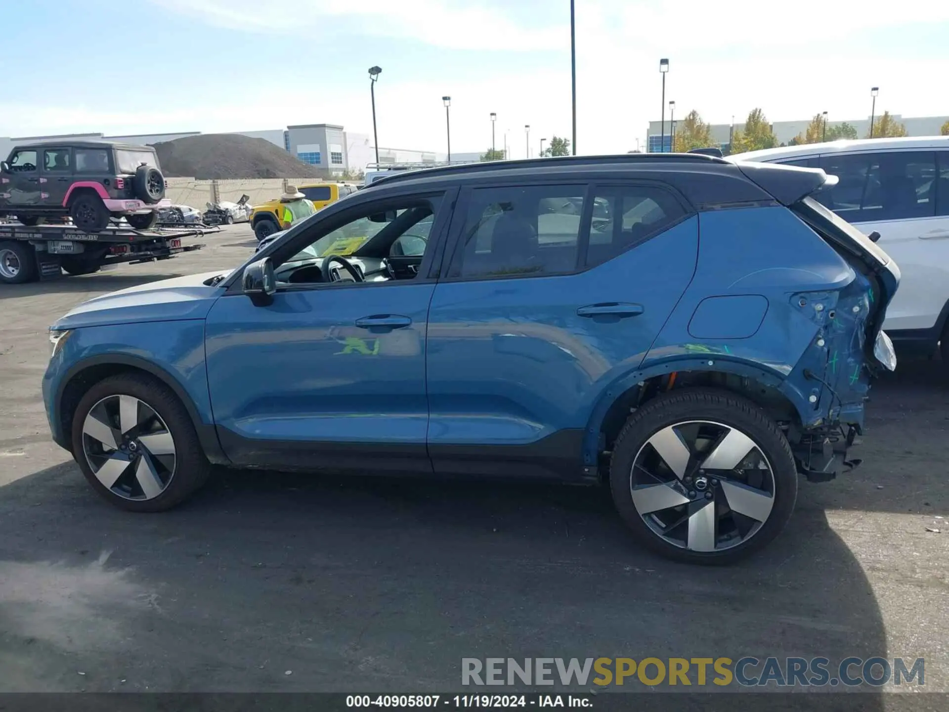 15 Photograph of a damaged car YV4ED3UM5P2085342 VOLVO XC40 RECHARGE PURE ELECTRIC 2023