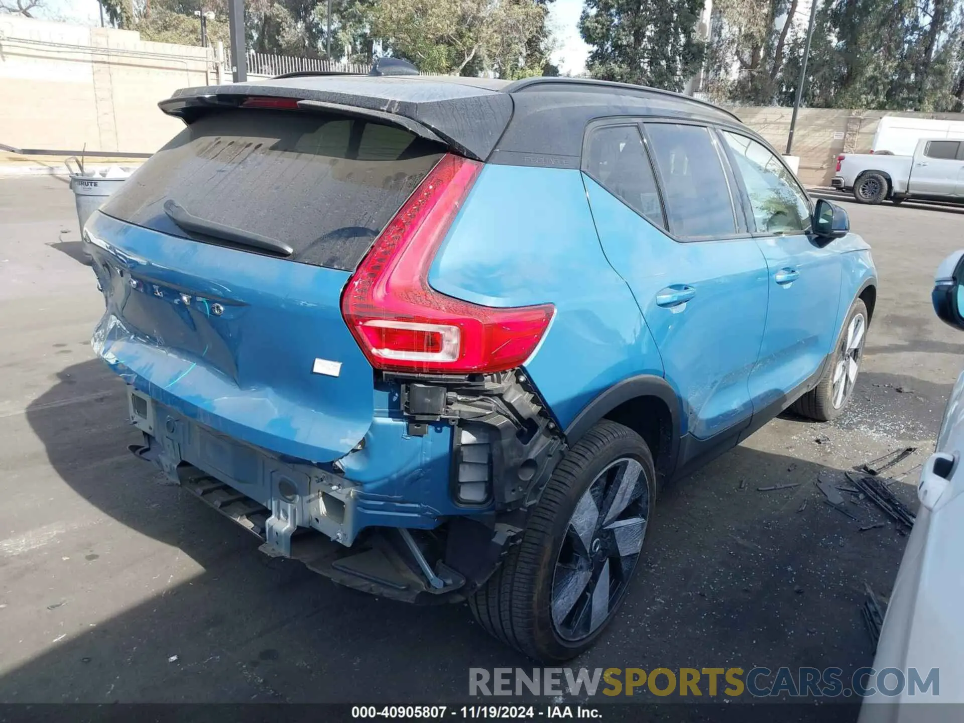 4 Photograph of a damaged car YV4ED3UM5P2085342 VOLVO XC40 RECHARGE PURE ELECTRIC 2023