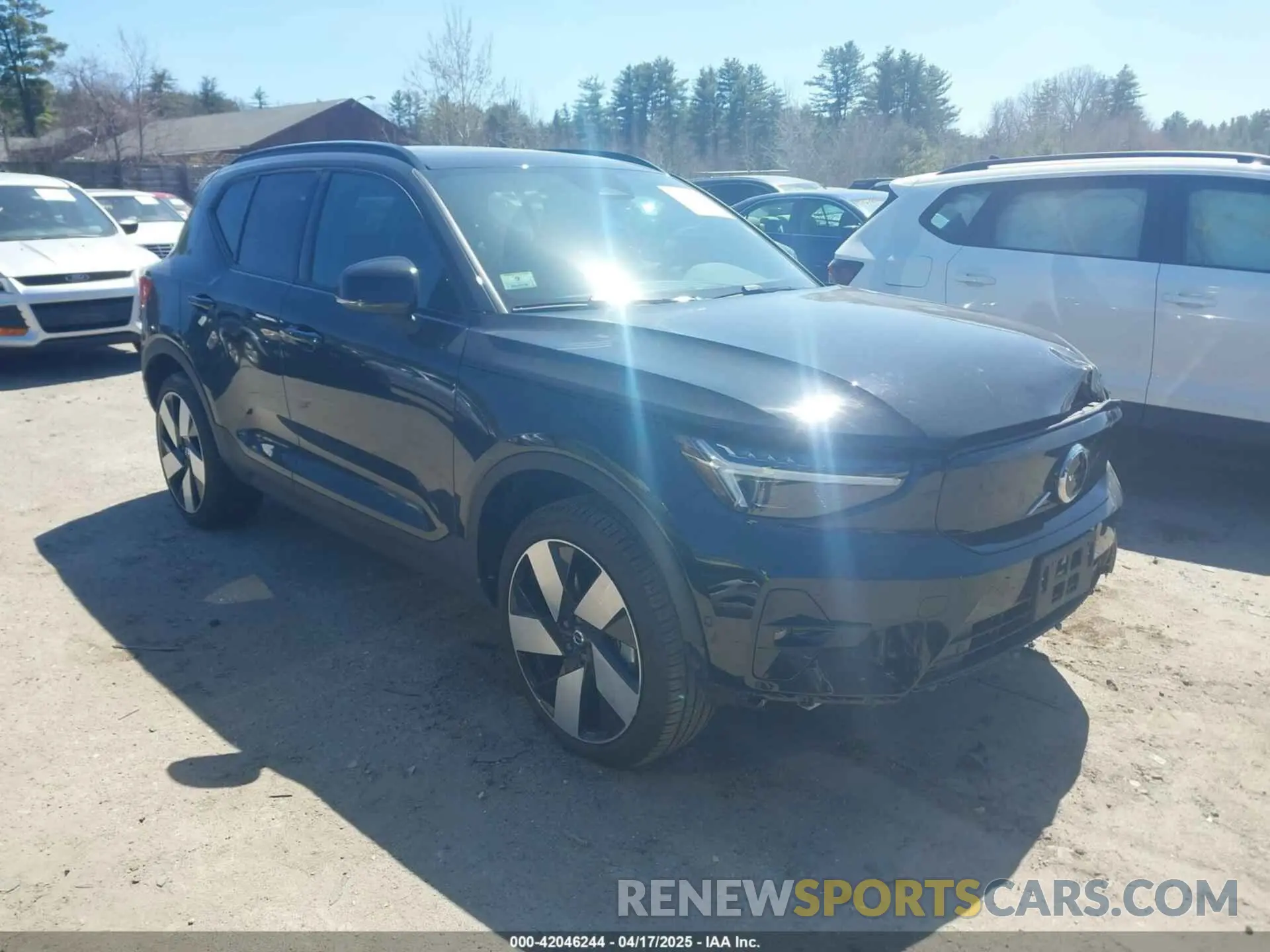 1 Photograph of a damaged car YV4ER3XL5R2273804 VOLVO XC40 RECHARGE PURE ELECTRIC 2024