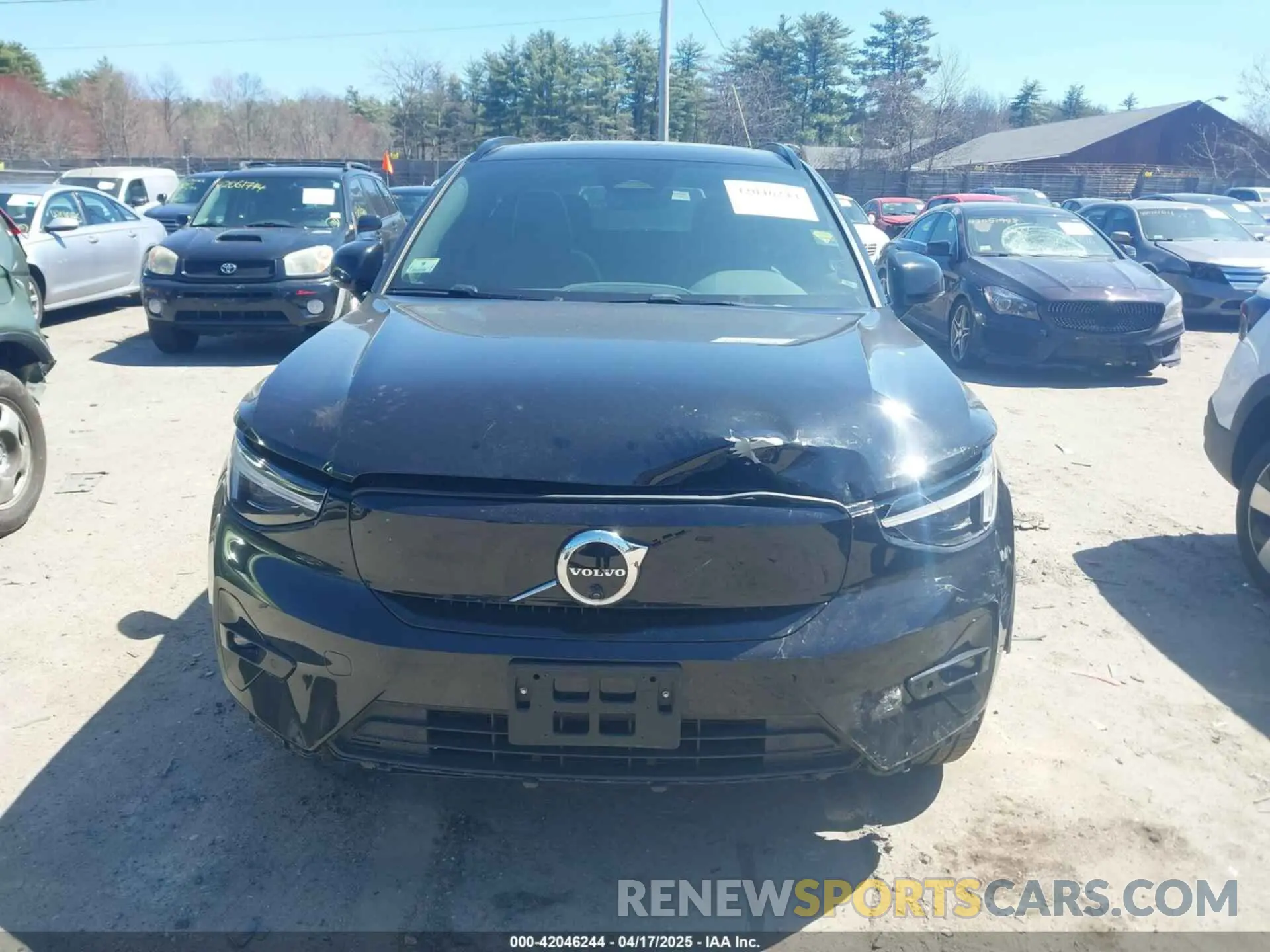 13 Photograph of a damaged car YV4ER3XL5R2273804 VOLVO XC40 RECHARGE PURE ELECTRIC 2024