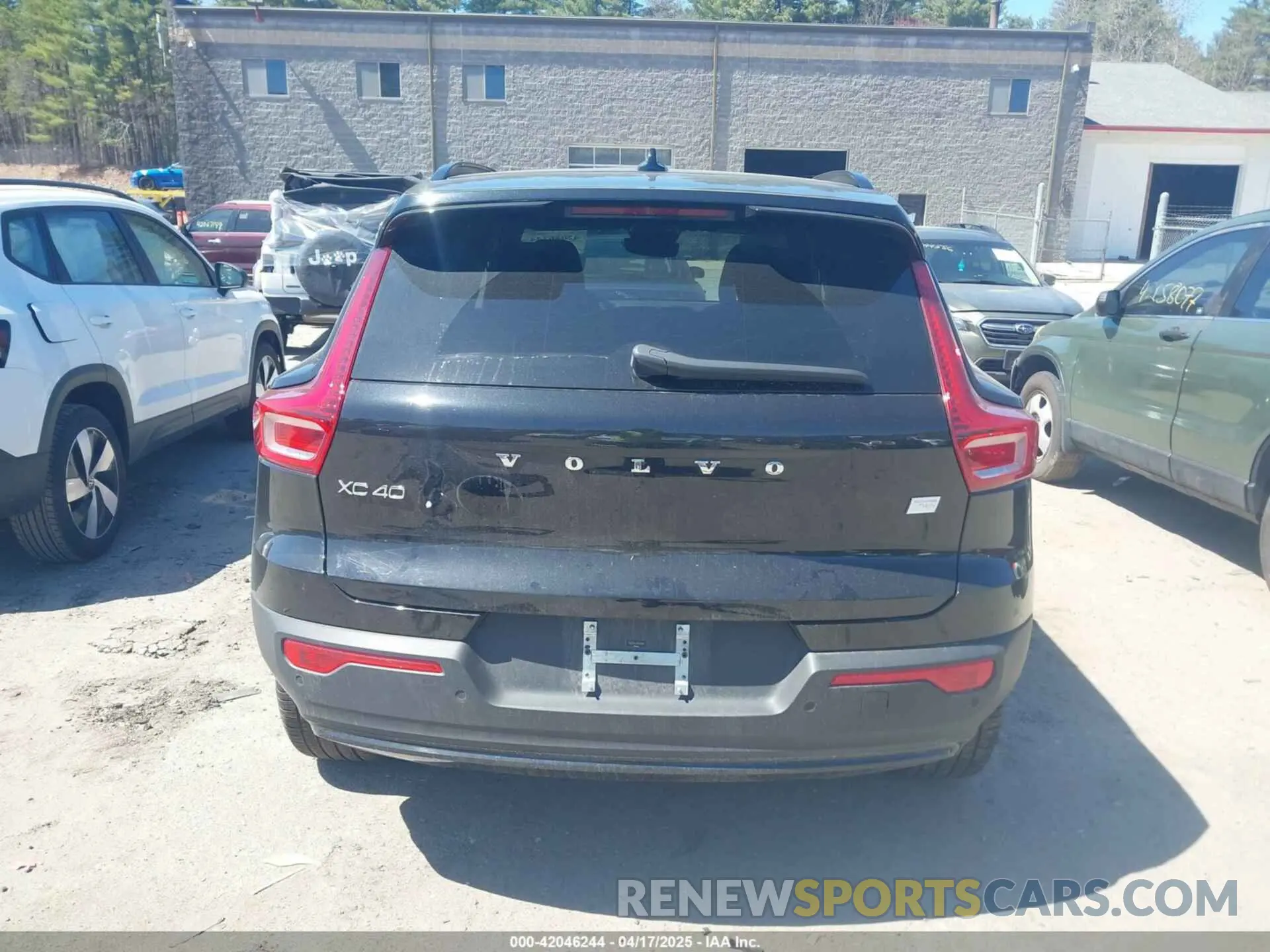 17 Photograph of a damaged car YV4ER3XL5R2273804 VOLVO XC40 RECHARGE PURE ELECTRIC 2024