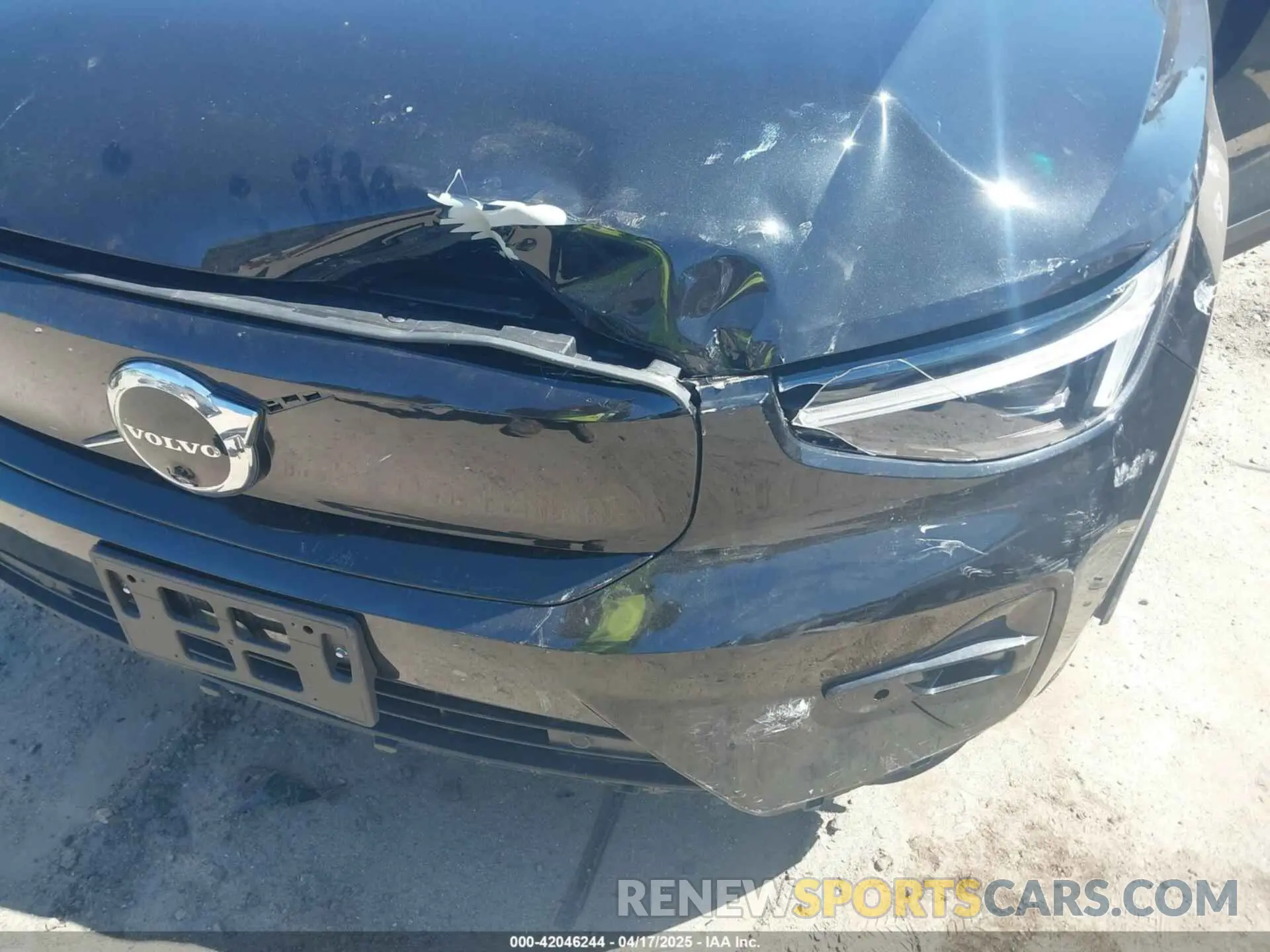 6 Photograph of a damaged car YV4ER3XL5R2273804 VOLVO XC40 RECHARGE PURE ELECTRIC 2024