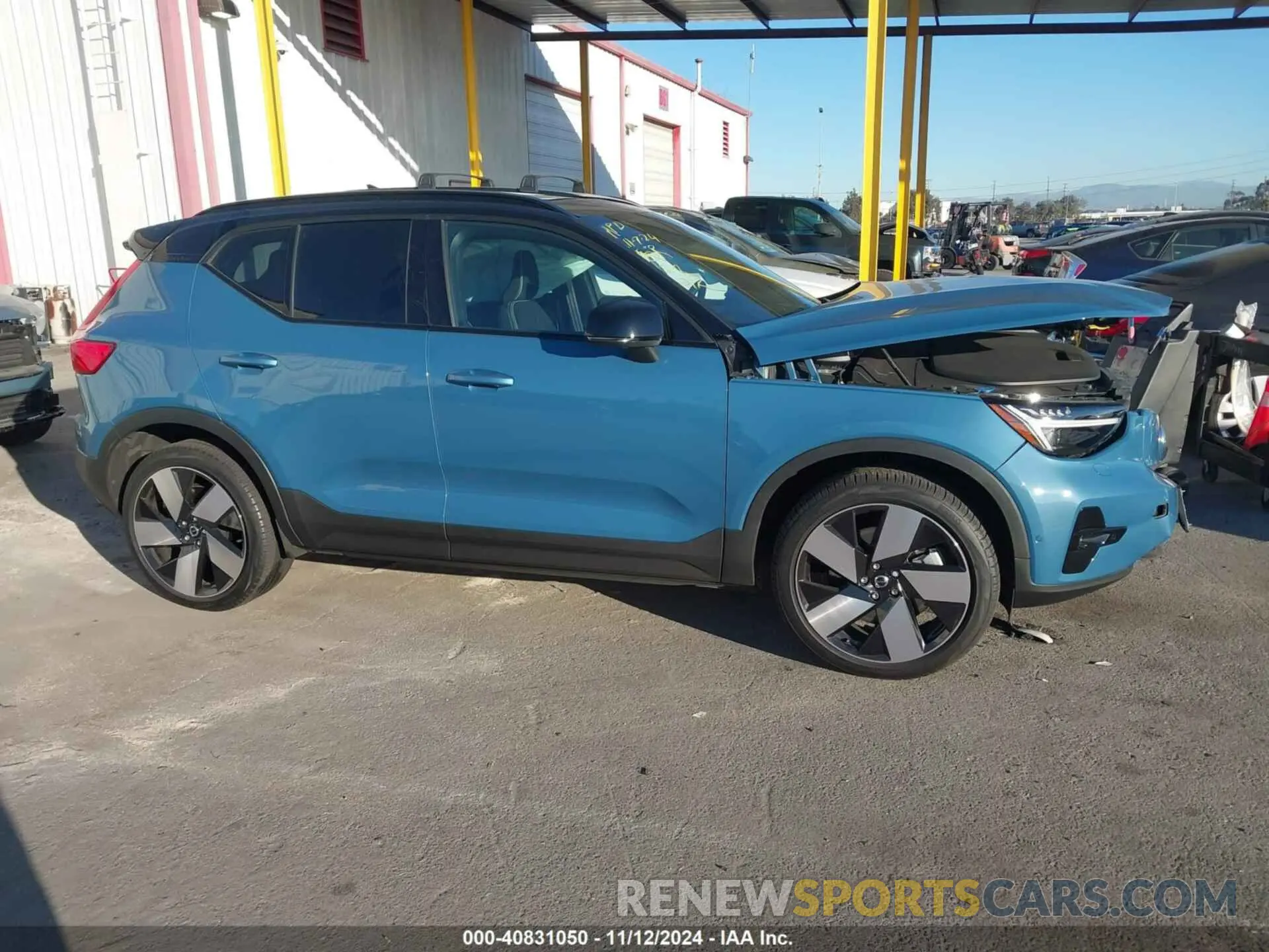 14 Photograph of a damaged car YV4ER3XM9R2233945 VOLVO XC40 RECHARGE PURE ELECTRIC 2024