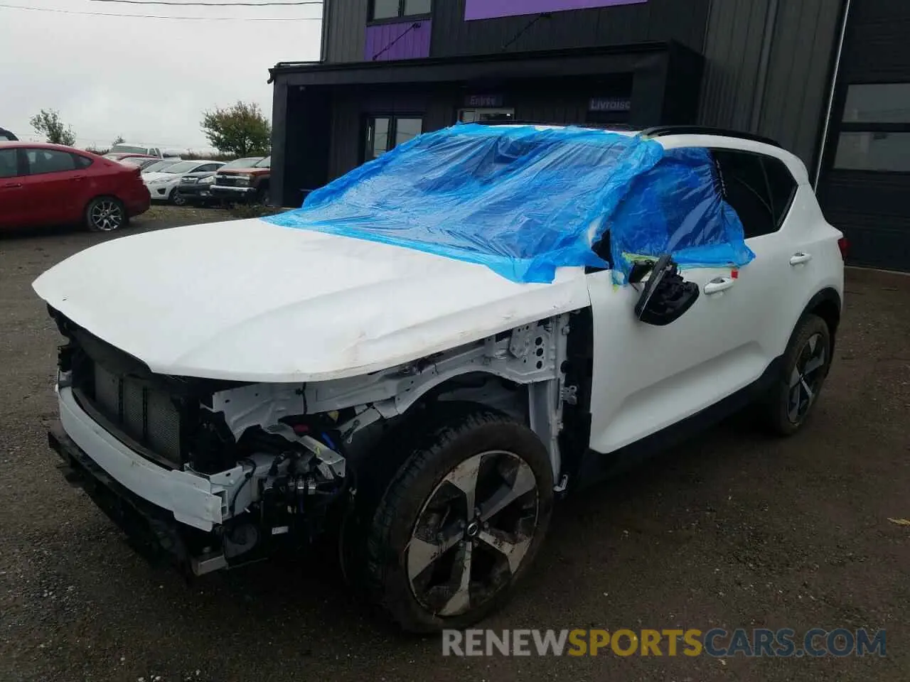 1 Photograph of a damaged car YV4L12UX8P2952575 VOLVO XC40 ULTIM 2023