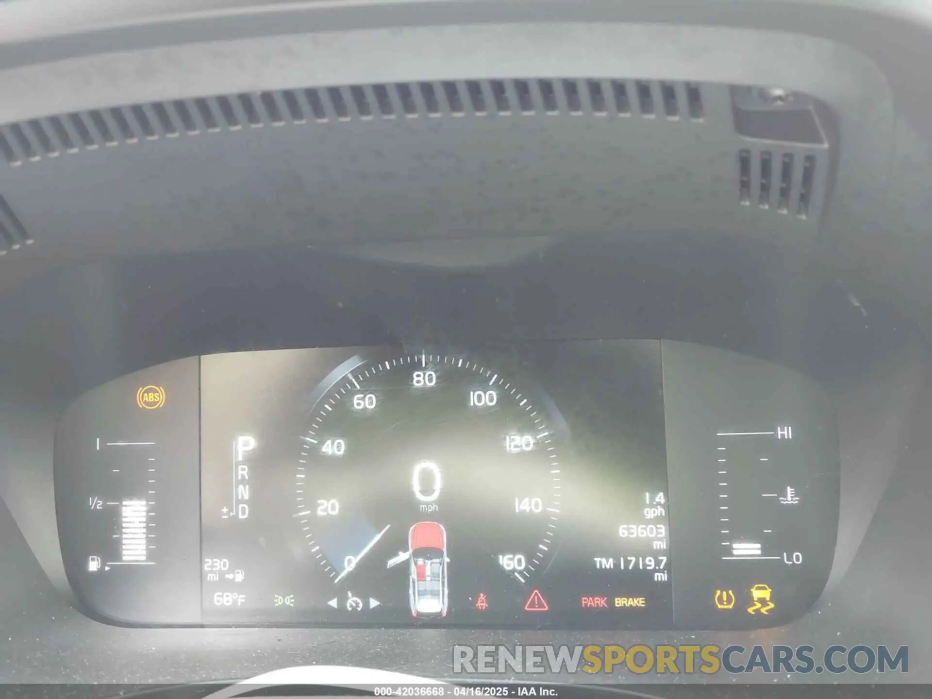 7 Photograph of a damaged car LYV102DK2KB376653 VOLVO XC60 2019