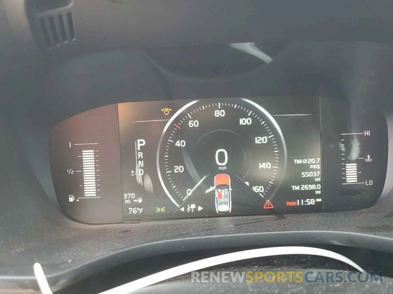 9 Photograph of a damaged car LYV102DK8KB326713 VOLVO XC60 2019