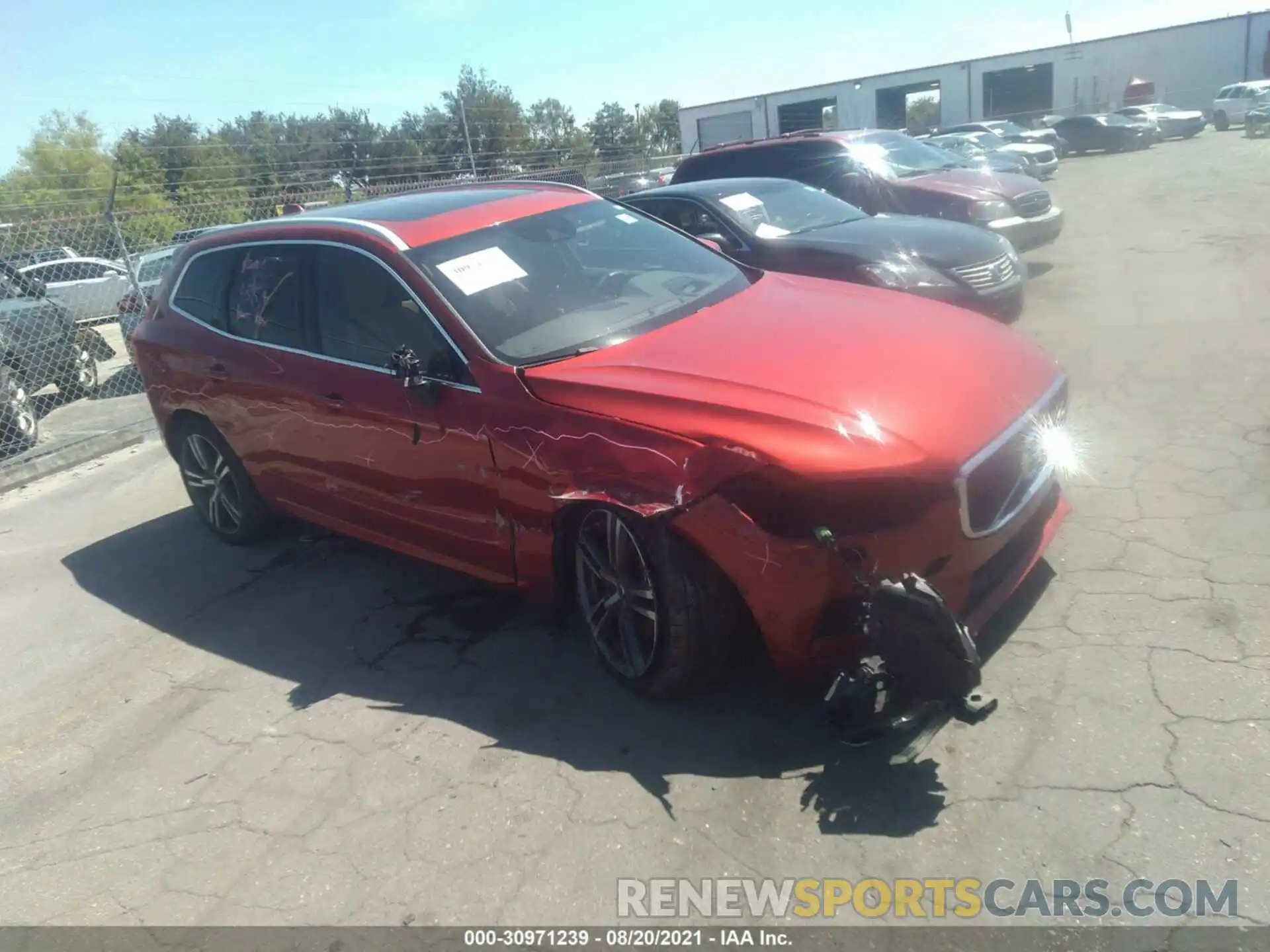 1 Photograph of a damaged car LYV102RK9KB214348 VOLVO XC60 2019