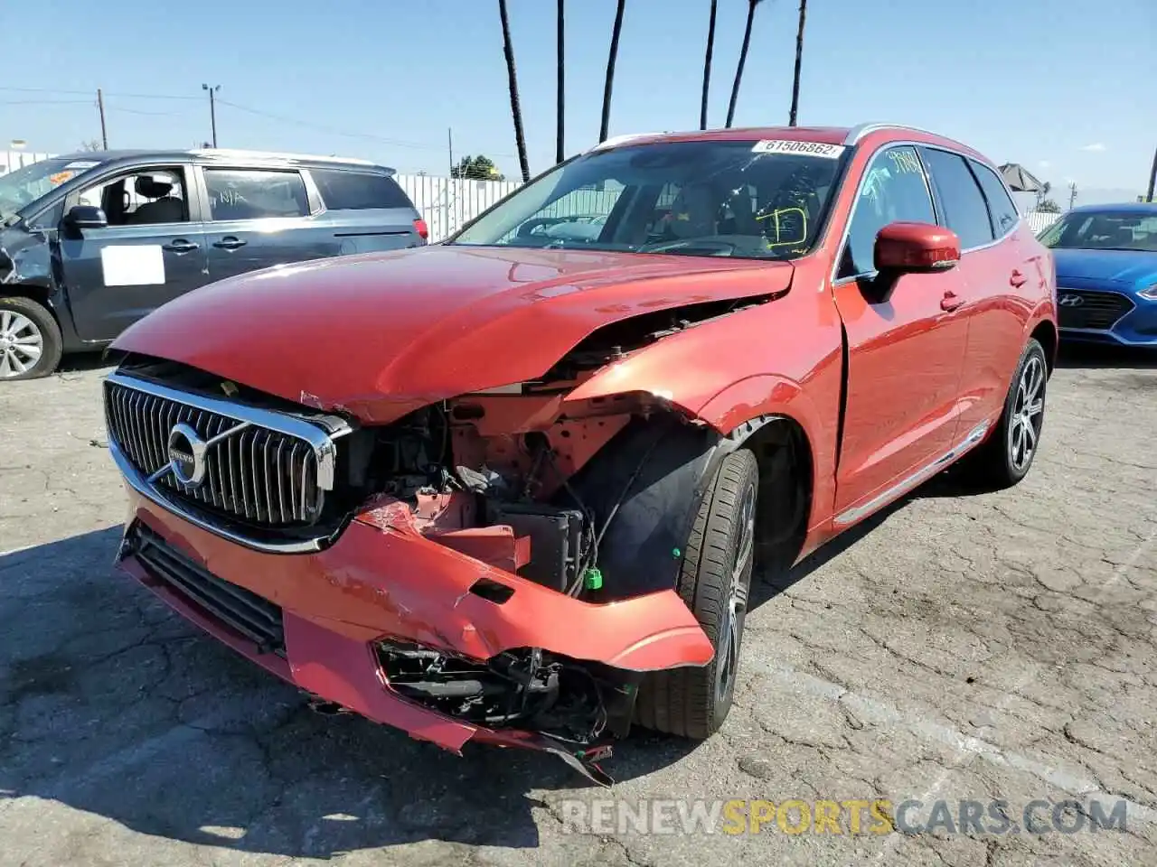 2 Photograph of a damaged car LYV102RL8KB319293 VOLVO XC60 2019