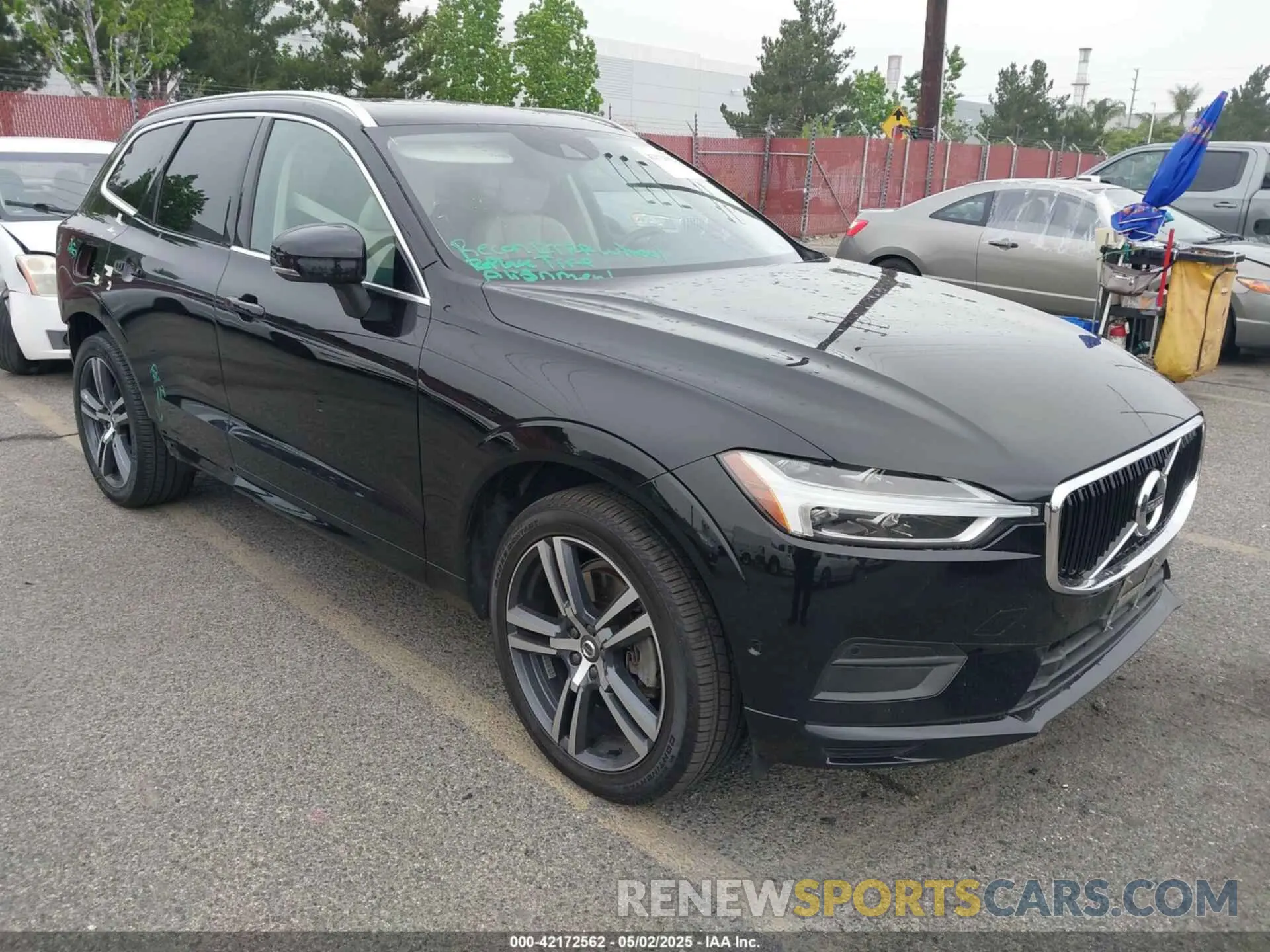 1 Photograph of a damaged car LYVA22RK8KB229949 VOLVO XC60 2019