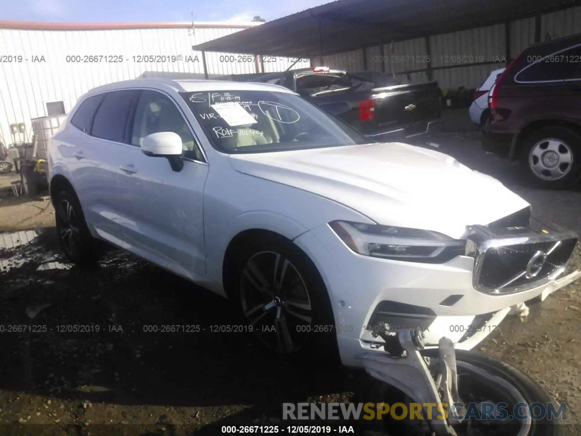 1 Photograph of a damaged car LYVA22RK9KB274706 VOLVO XC60 2019