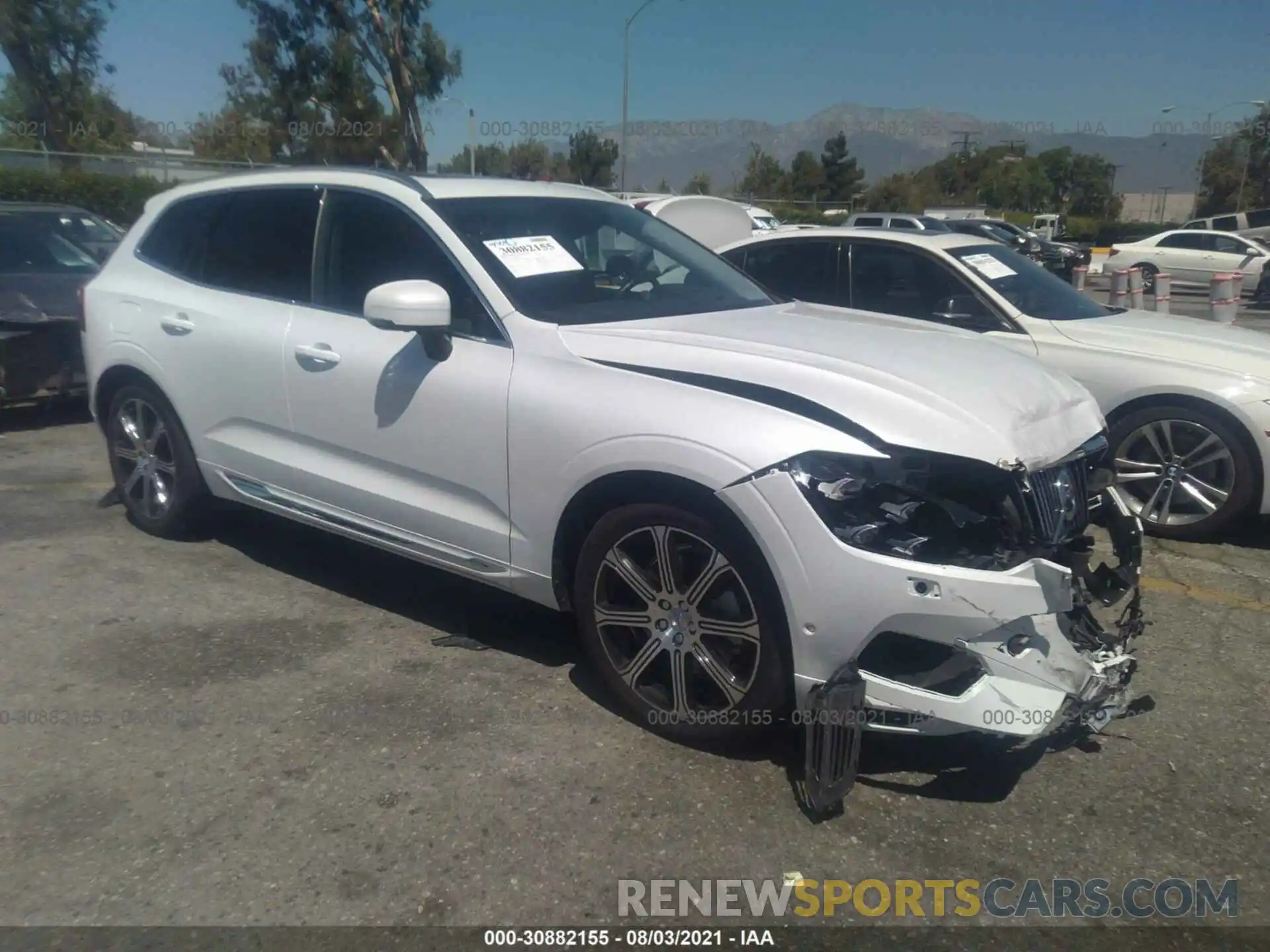 1 Photograph of a damaged car LYVBR0DL8KB192423 VOLVO XC60 2019