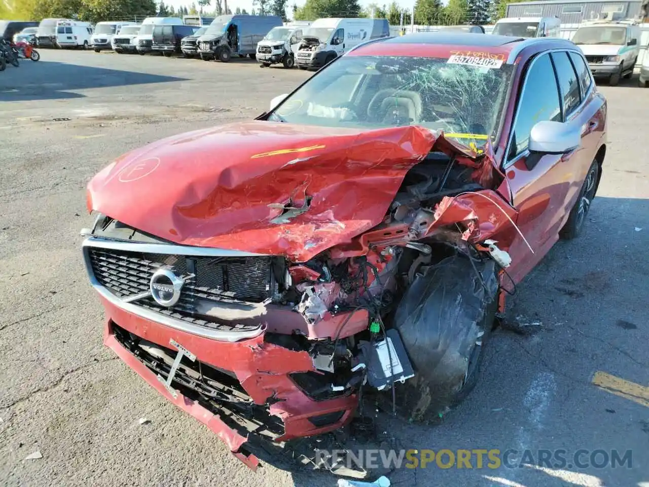 9 Photograph of a damaged car LYVBR0DM5KB263845 VOLVO XC60 2019