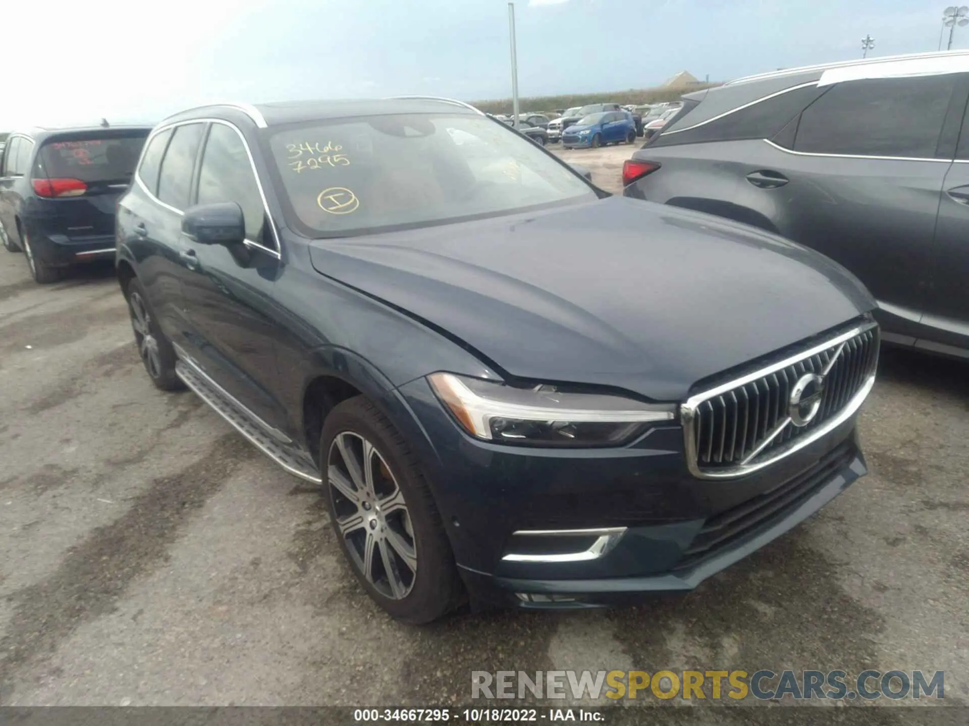 1 Photograph of a damaged car YV4102DL4M1877060 VOLVO XC60 2021