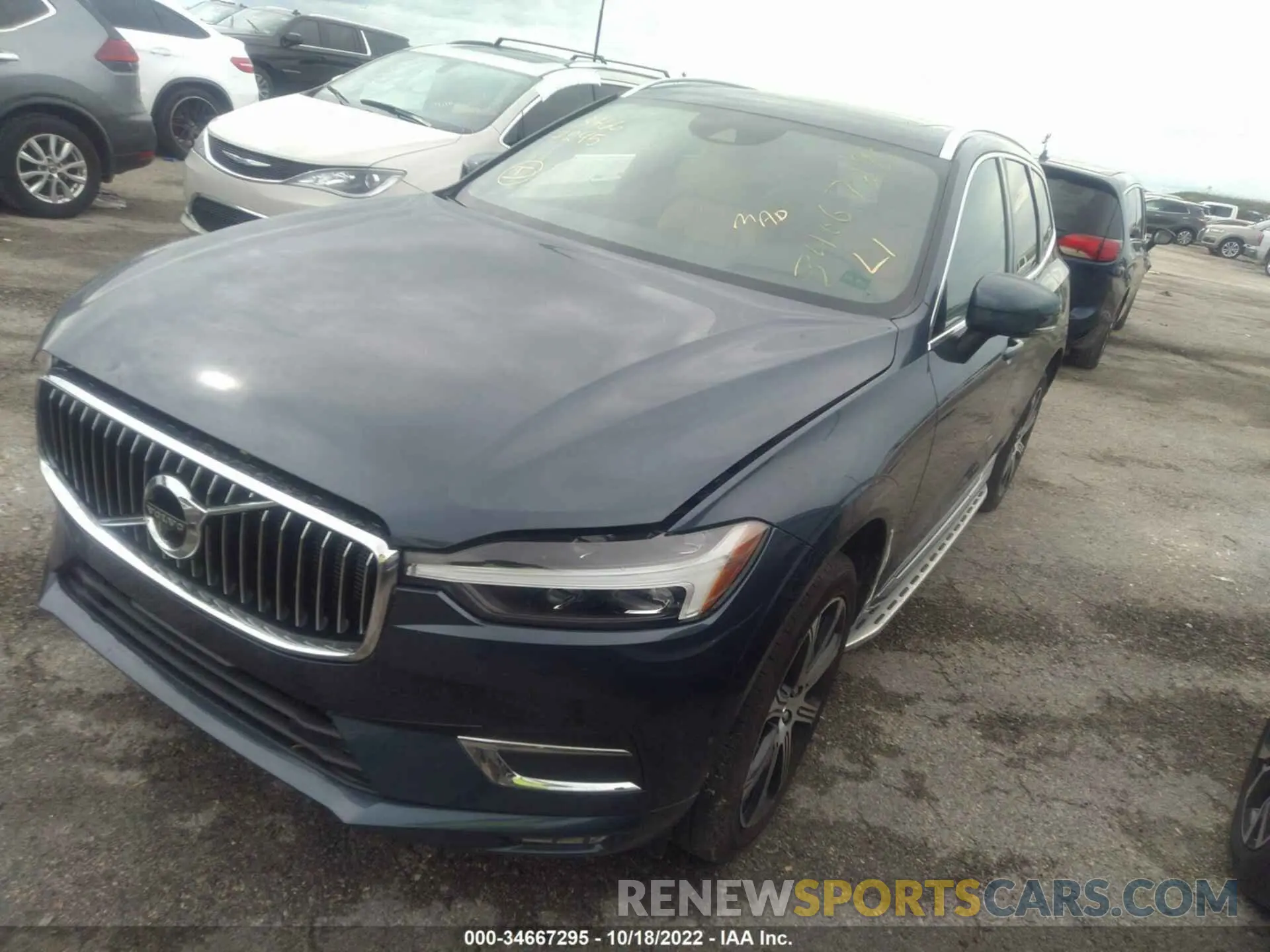 2 Photograph of a damaged car YV4102DL4M1877060 VOLVO XC60 2021
