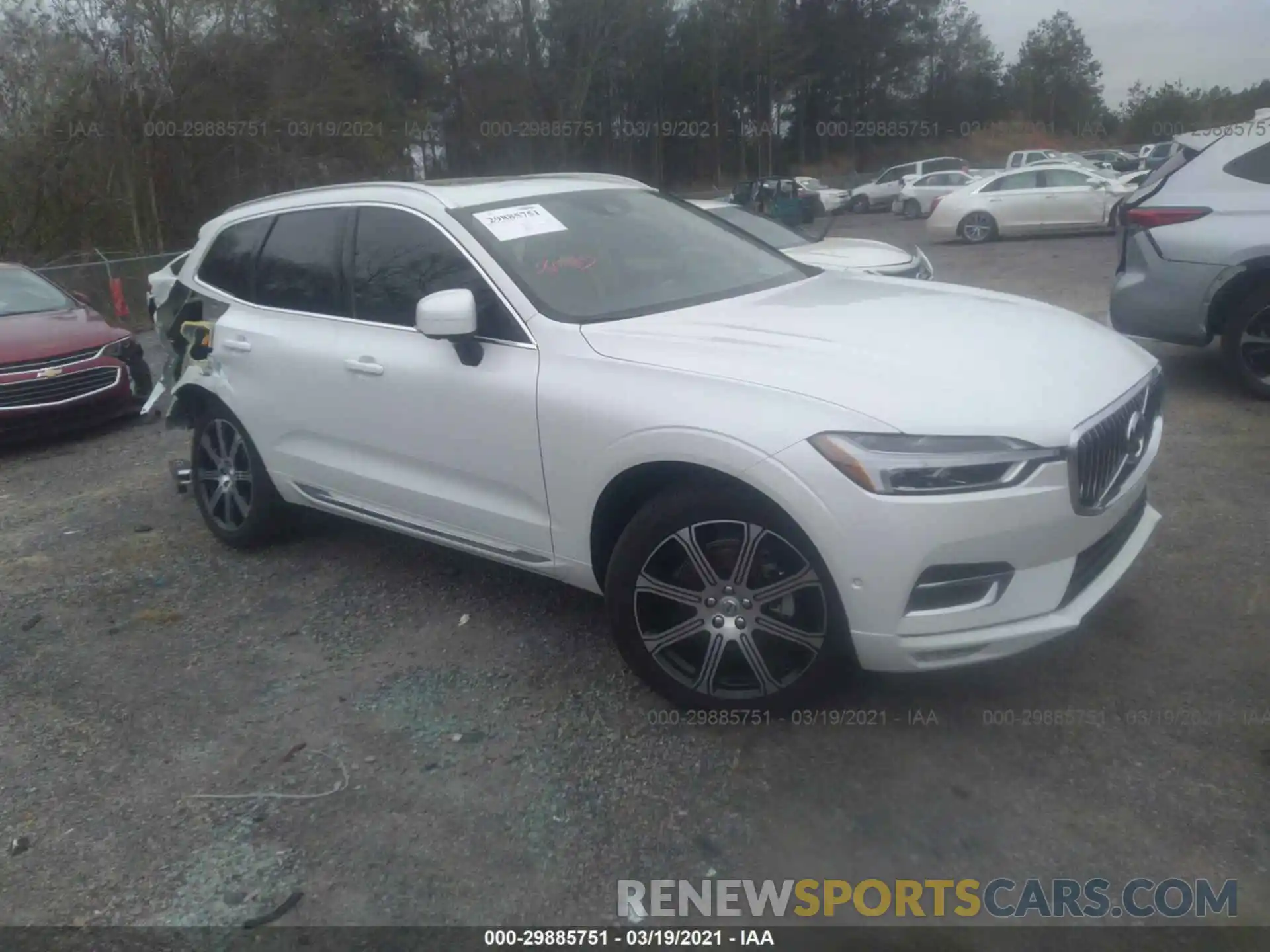 1 Photograph of a damaged car YV4102RL1M1684910 VOLVO XC60 2021