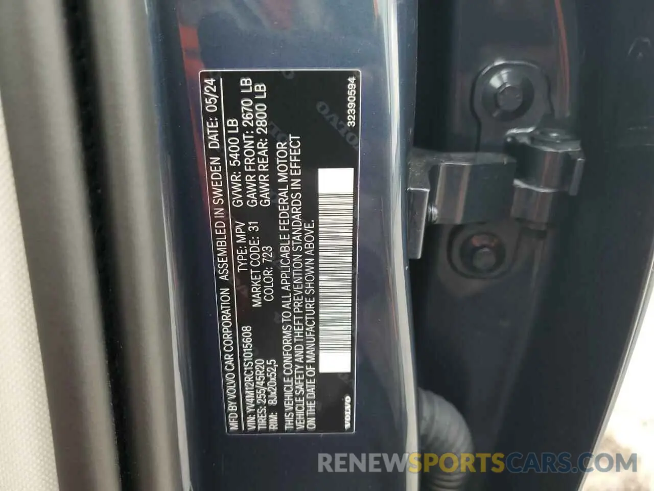 13 Photograph of a damaged car YV4M12RC1S1015608 VOLVO XC60 PLUS 2025